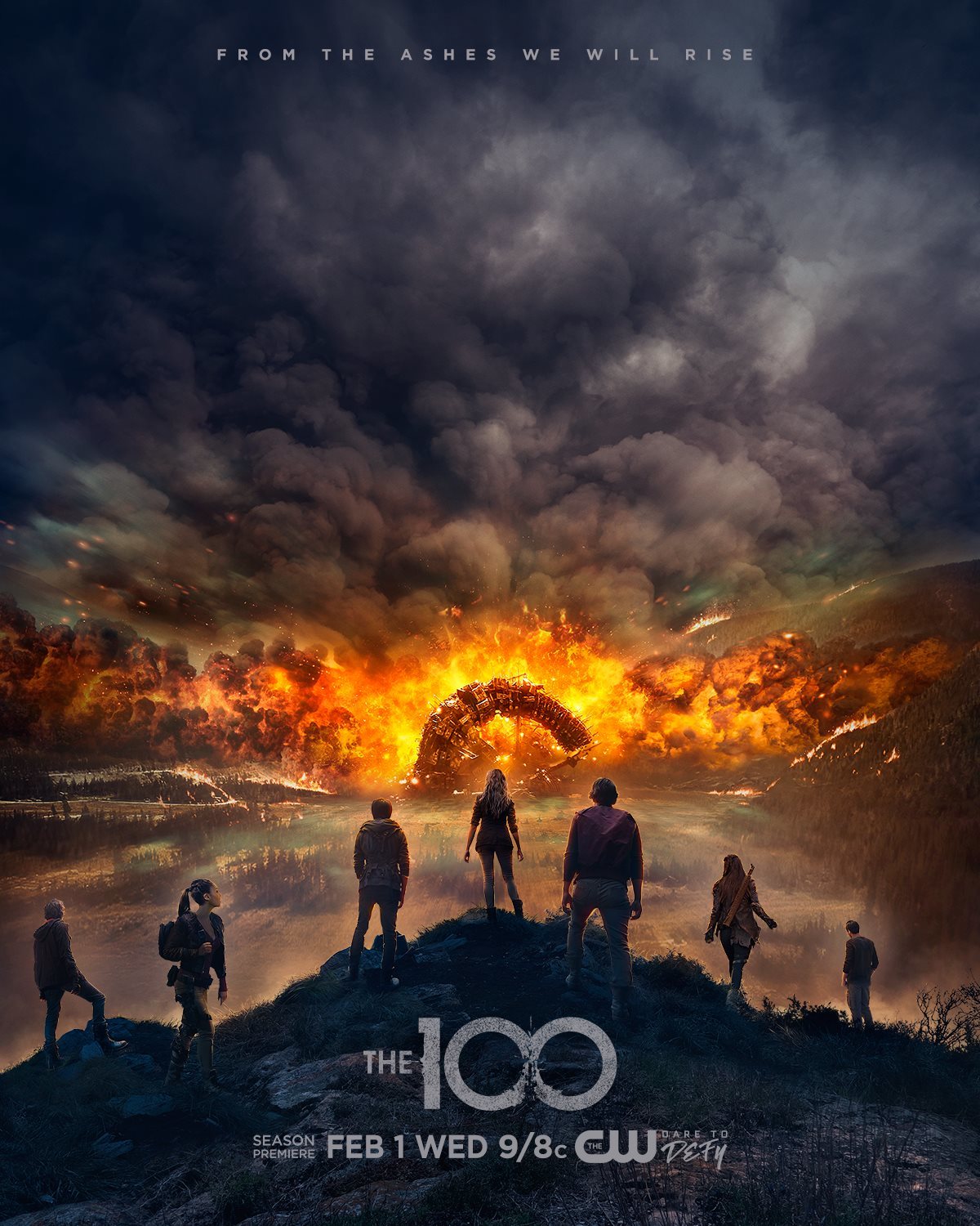 Banner Phim 100 Tù Nhân (Phần 4) (The 100 season 4)