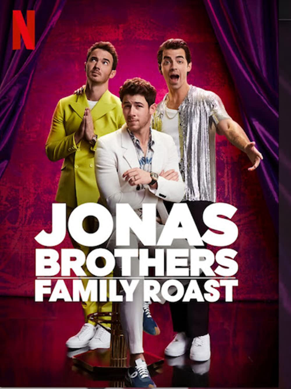 Banner Phim Anh Em Nhà Jonas: Châm Chọc Gia đình (Jonas Brothers Family Roast)