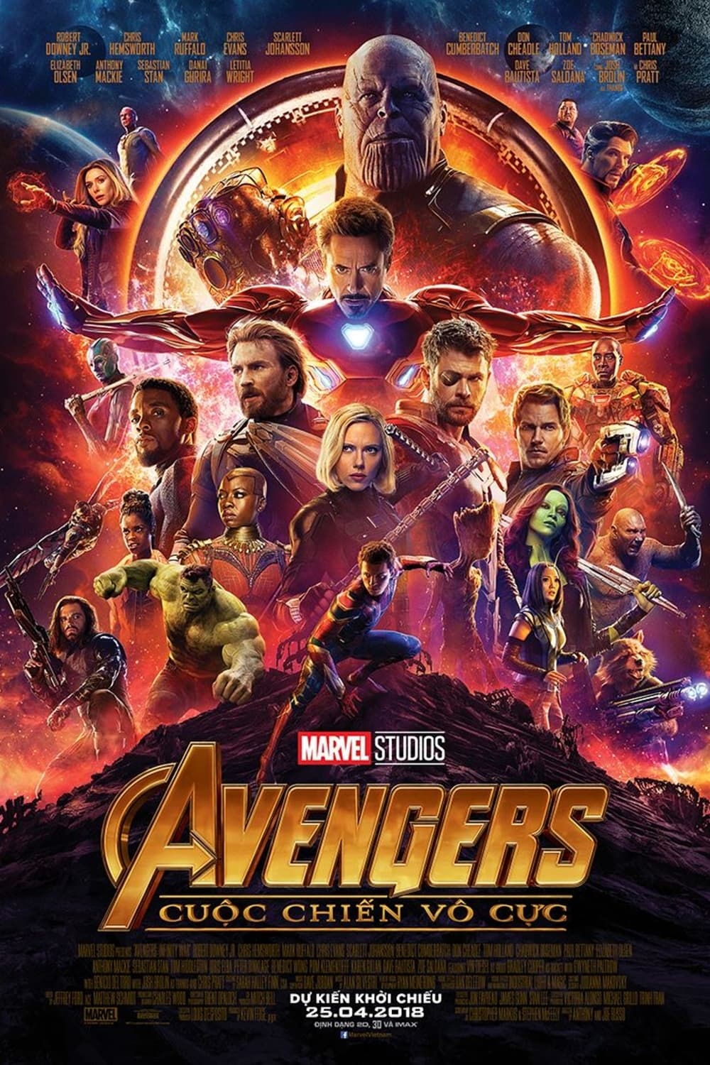 Banner Phim Avengers: Cuộc Chiến Vô Cực (Avengers: Infinity War)