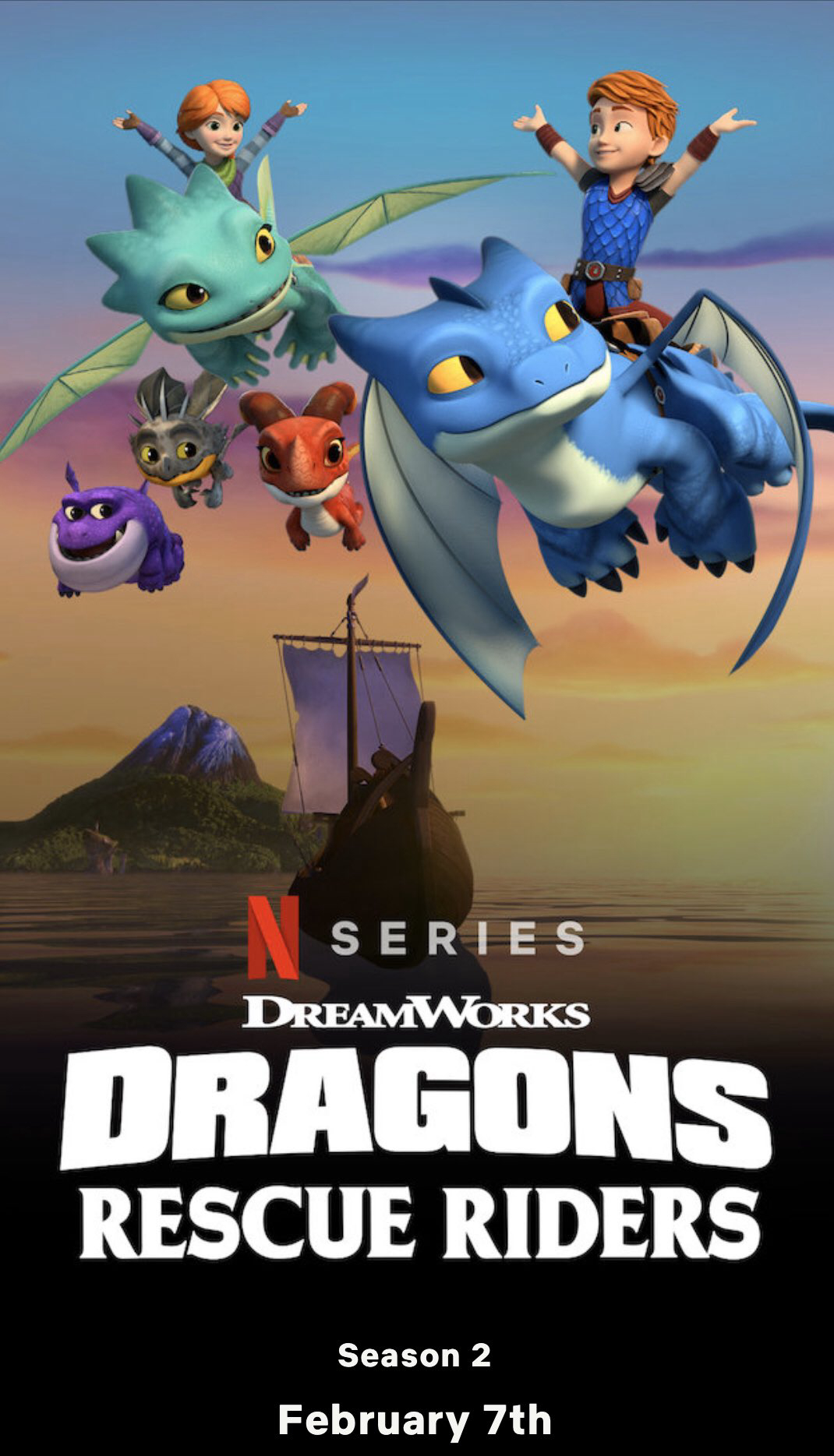 Banner Phim Biệt Đội Giải Cứu Rồng (Phần 2) (Dragons: Rescue Riders (Season 2))