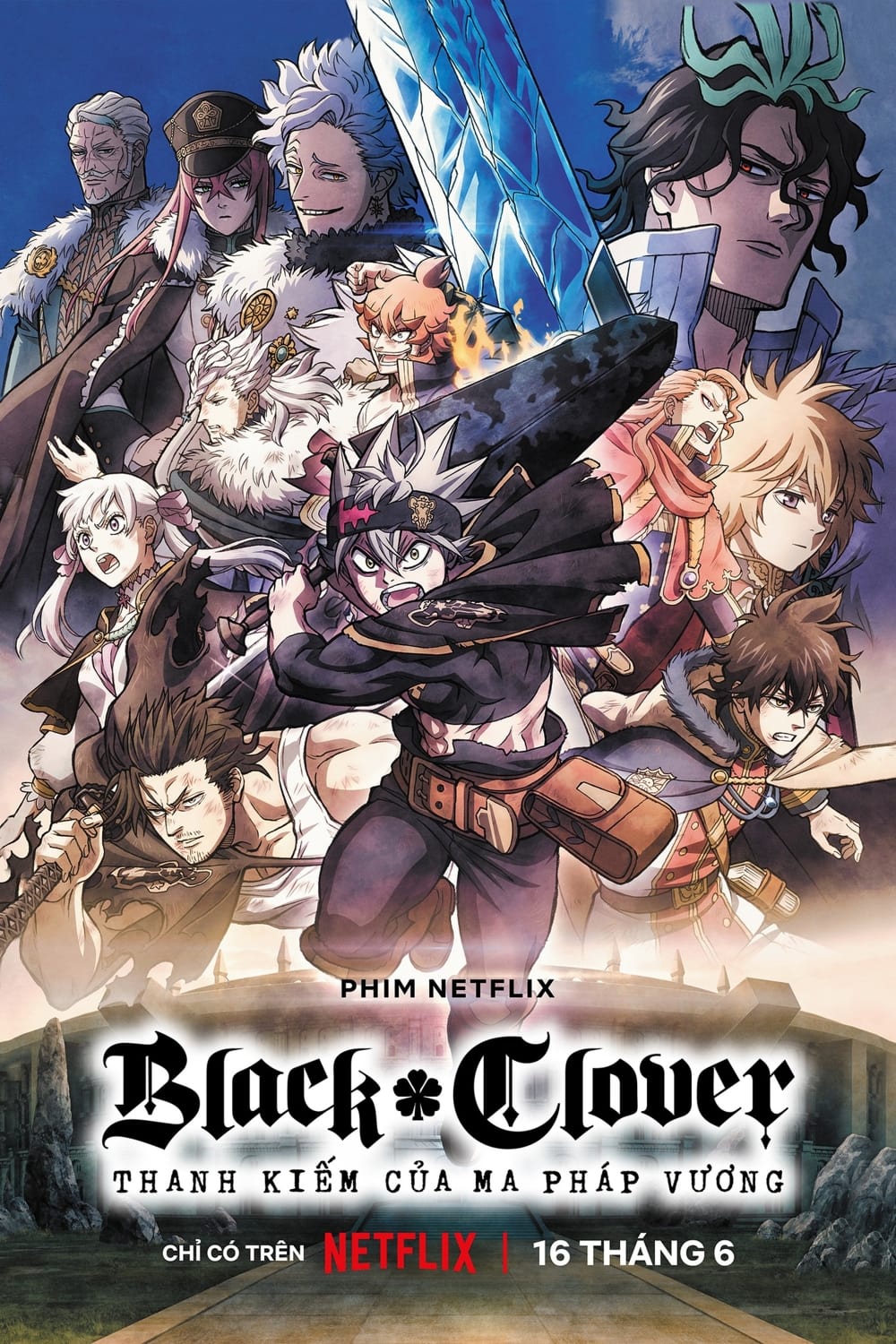 Banner Phim Black Clover: Thanh Kiếm của Ma Pháp Vương (Black Clover: Sword of the Wizard King)