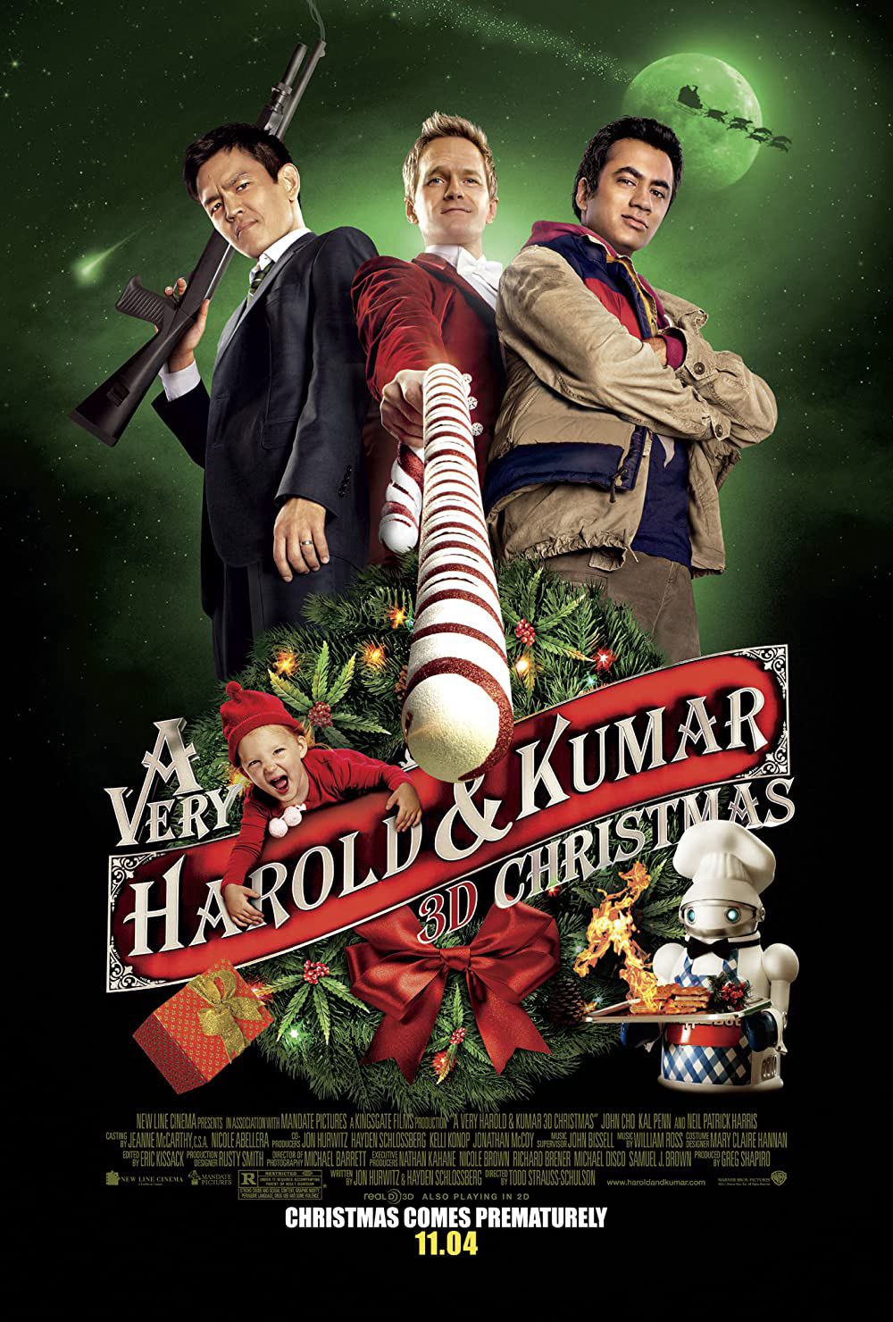 Banner Phim Câu Chuyện Giáng Sinh Của Harold Và Kumar (A Very Harold & Kumar 3D Christmas)