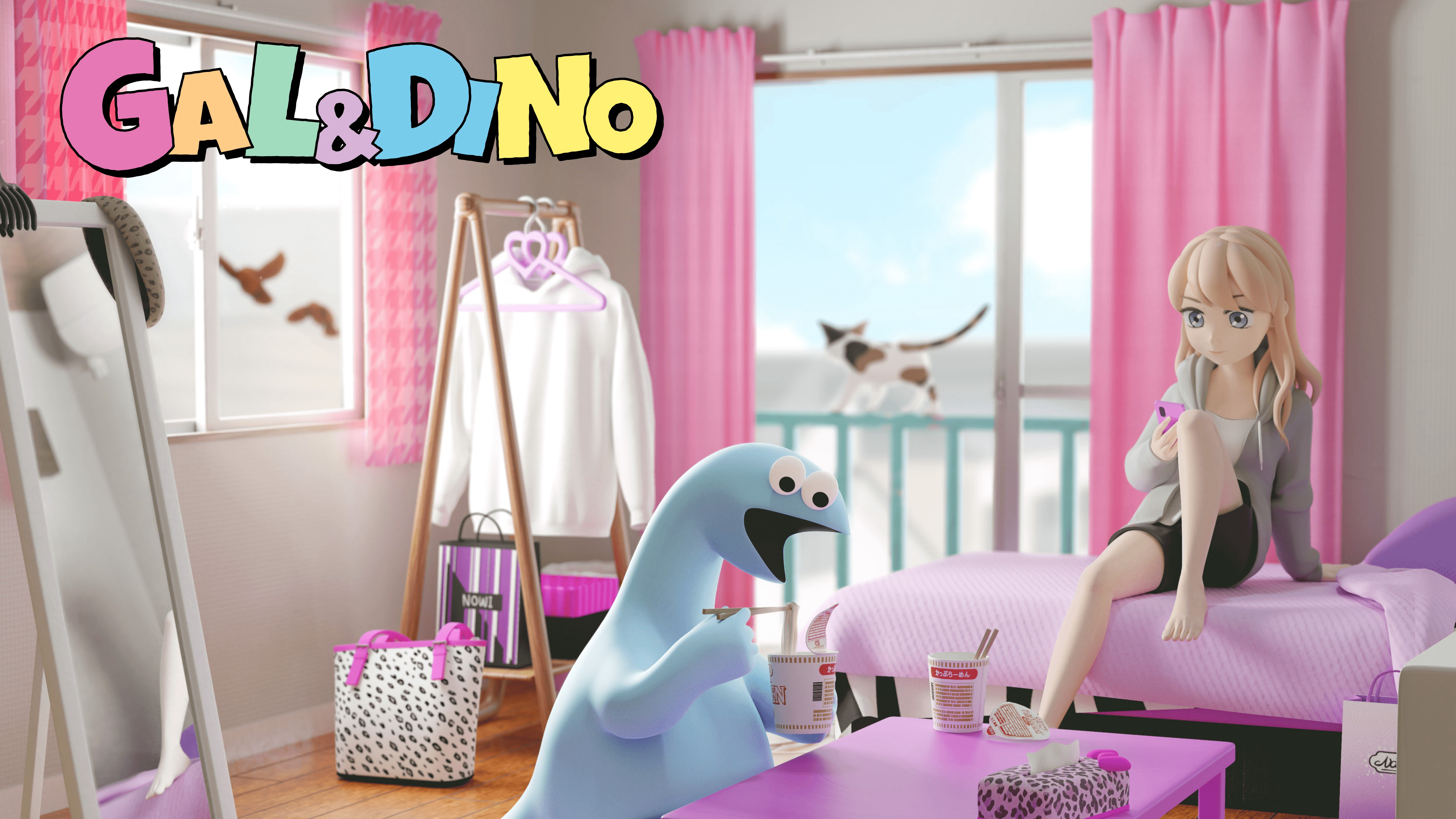 Xem Phim Cô Gái Và Khủng Long (Gal & Dino Gyaru to Kyouryuu)