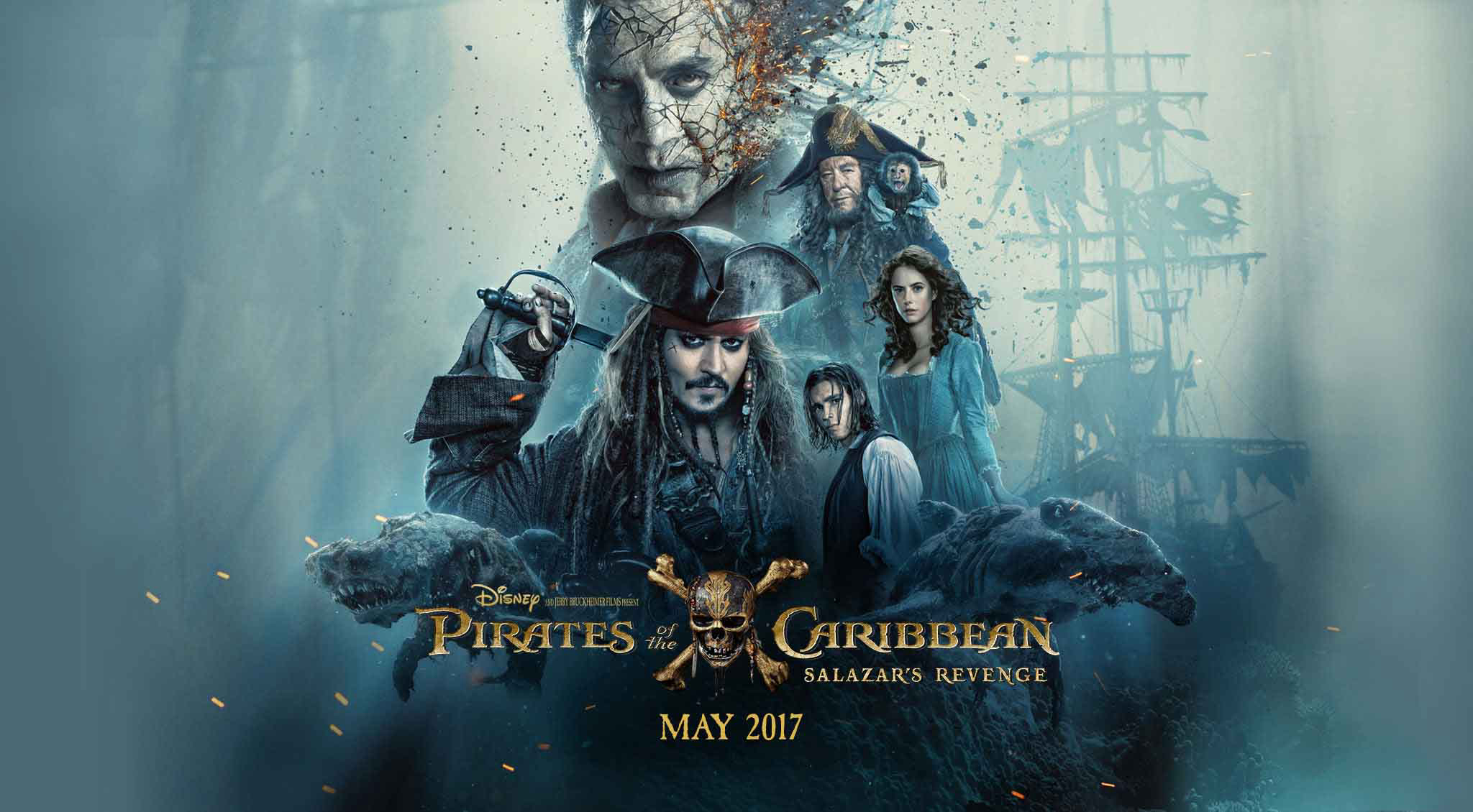 Banner Phim Cướp biển vùng Caribbe (Phần 5): Salazar Báo Thù (Pirates of the Caribbean 5: Dead Men Tell No Tales)