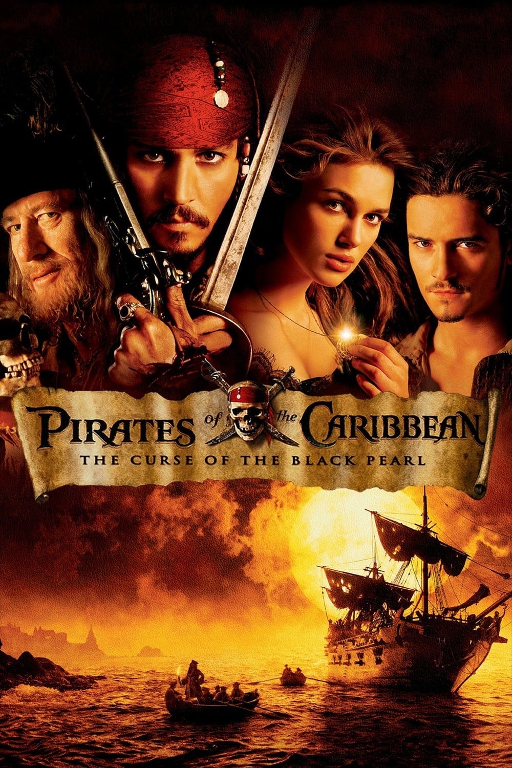 Banner Phim Cướp Biển Vùng Caribbean: Lời Nguyền Của Tàu Ngọc Trai Đen (Pirates of the Caribbean: The Curse of the Black Pearl)