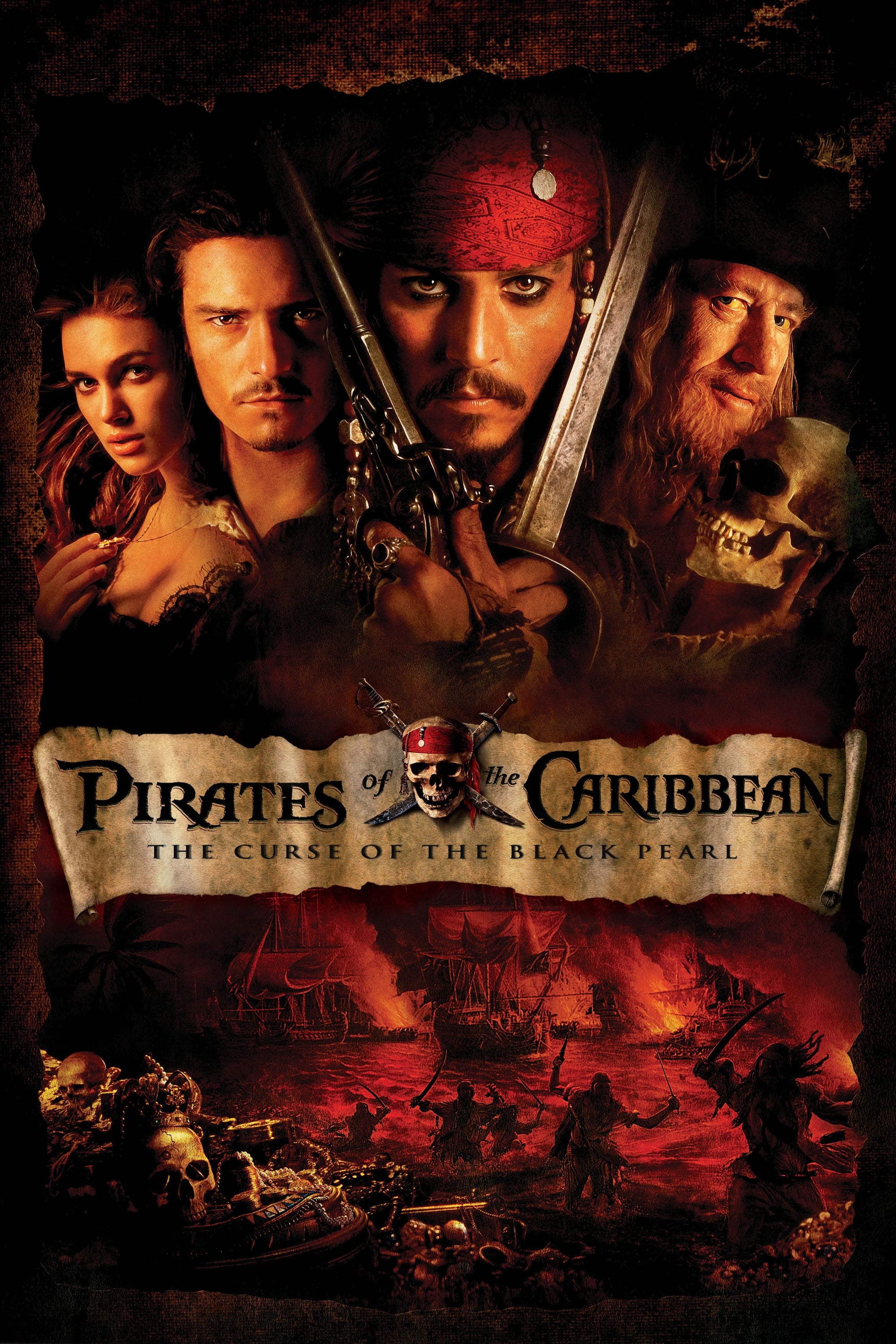 Banner Phim Cướp Biển Vùng Caribbean: Lời Nguyền Tàu Ngọc Trai Đen (Pirates of the Caribbean: The Curse of the Black Pearl)