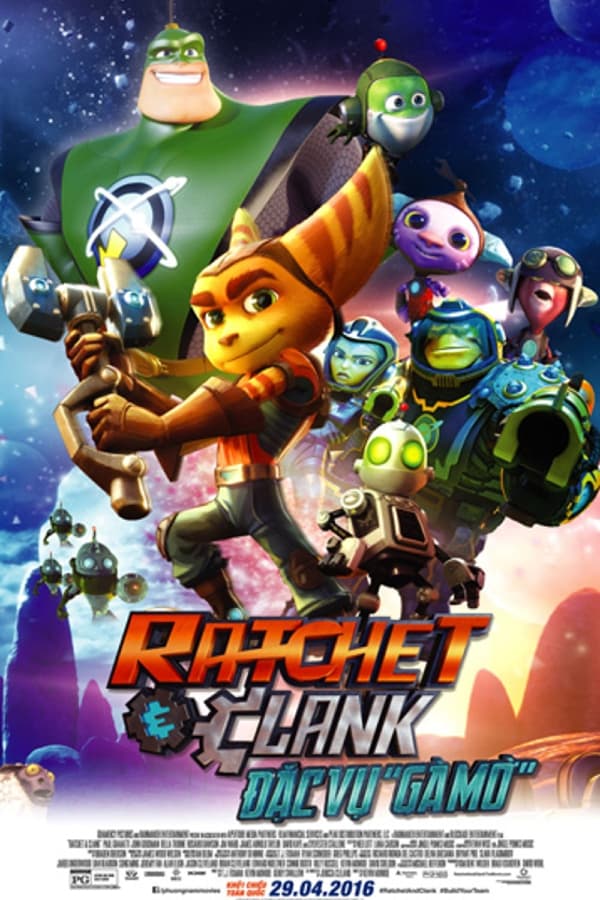 Banner Phim Đặc Vụ Gà Mờ (Ratchet & Clank)