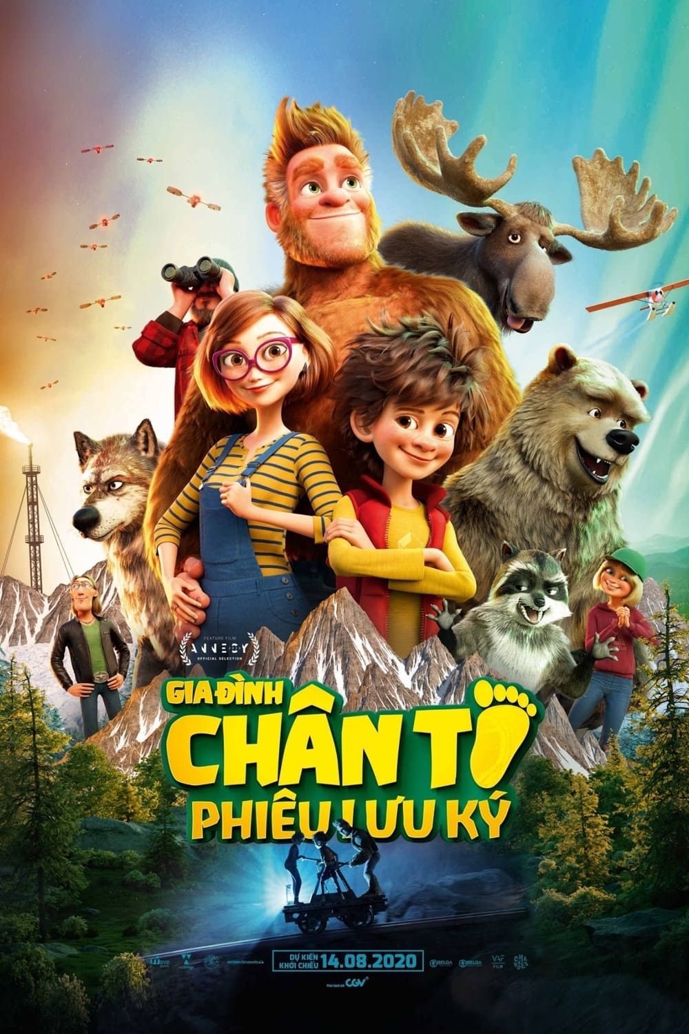 Banner Phim Gia Đình Chân To Phiêu Lưu Ký (Bigfoot Family)