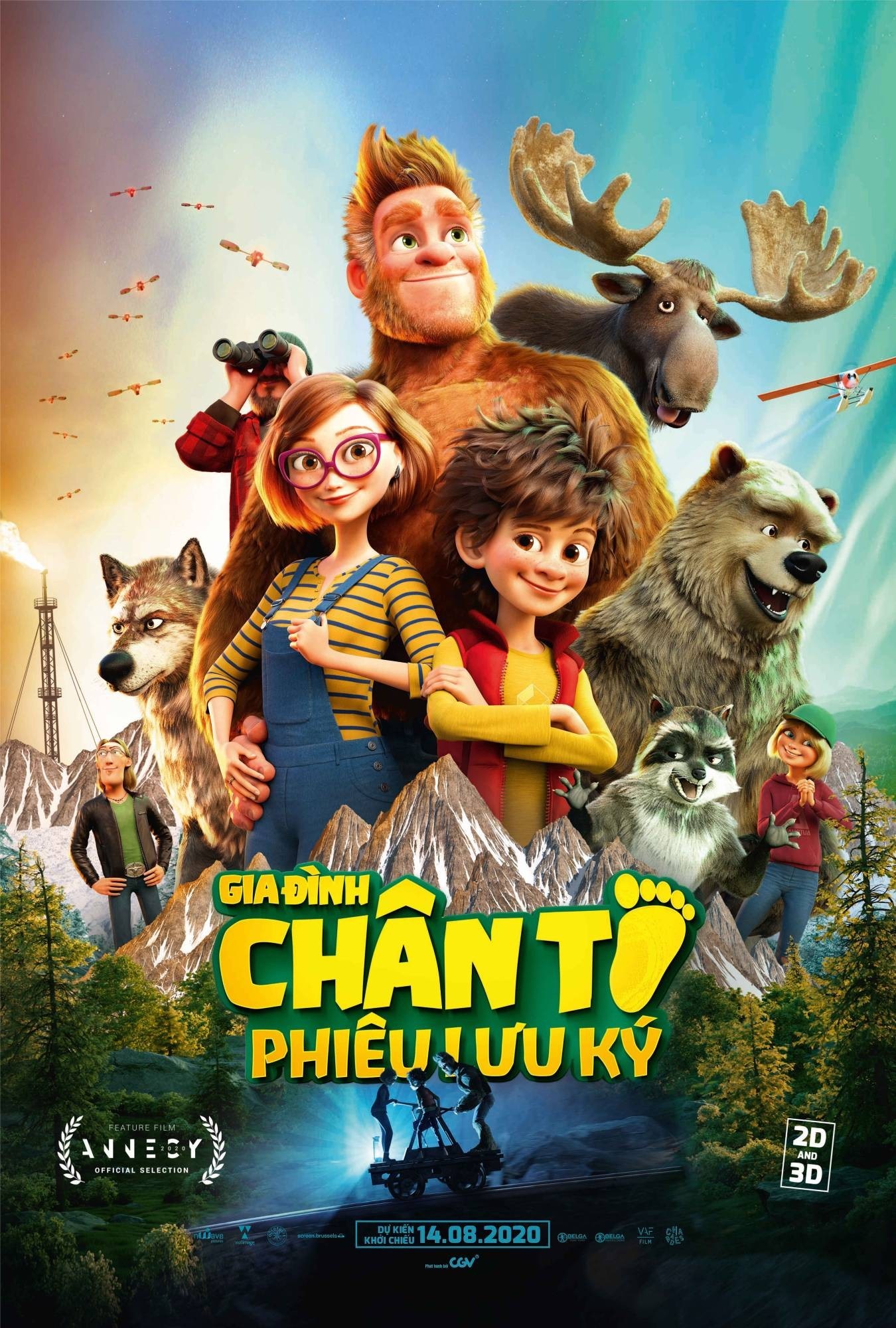 Banner Phim Gia Đình Chân To Phiêu Lưu Ký (Bigfoot Family)