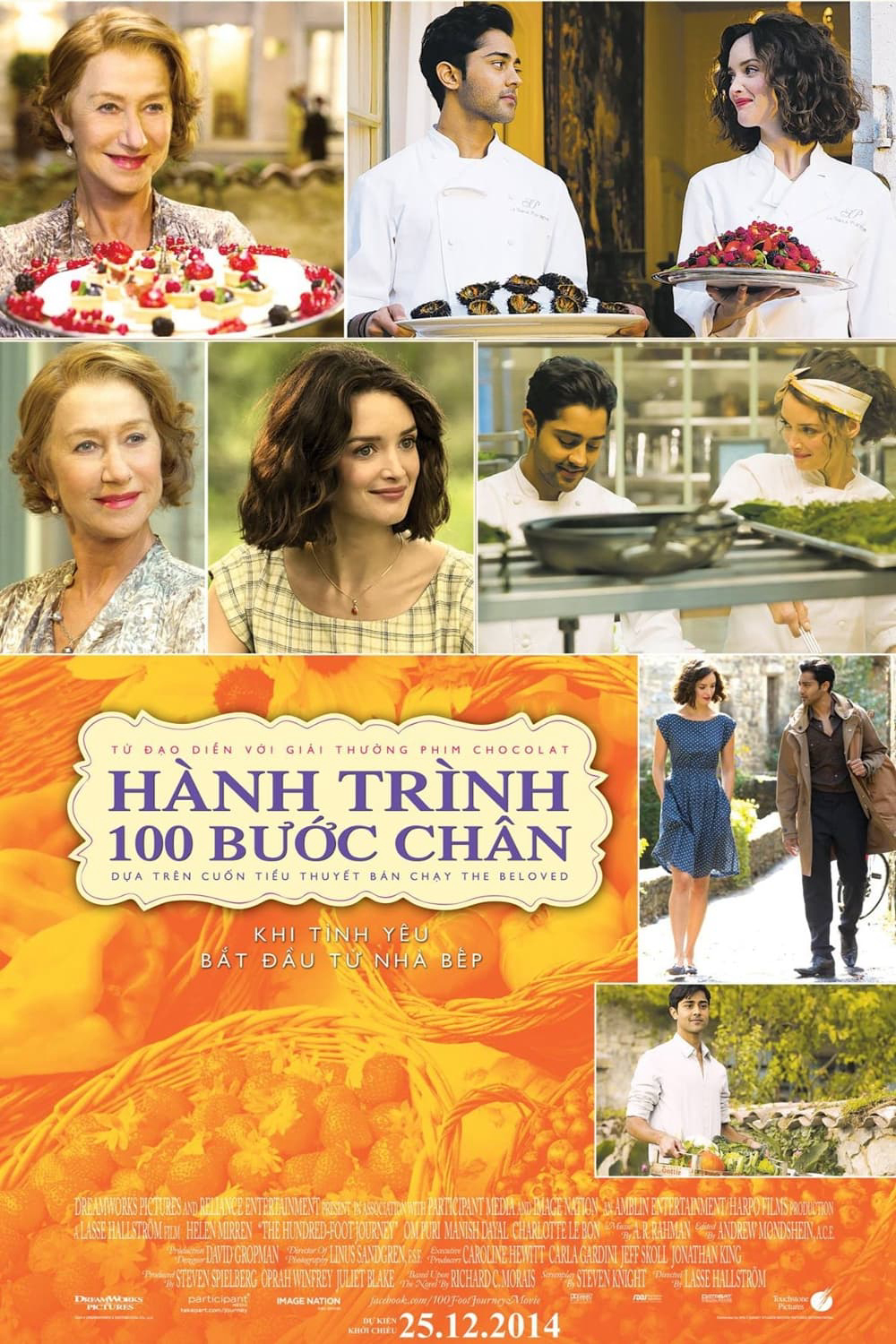 Banner Phim Hành Trình 100 Bước Chân (The Hundred-Foot Journey)