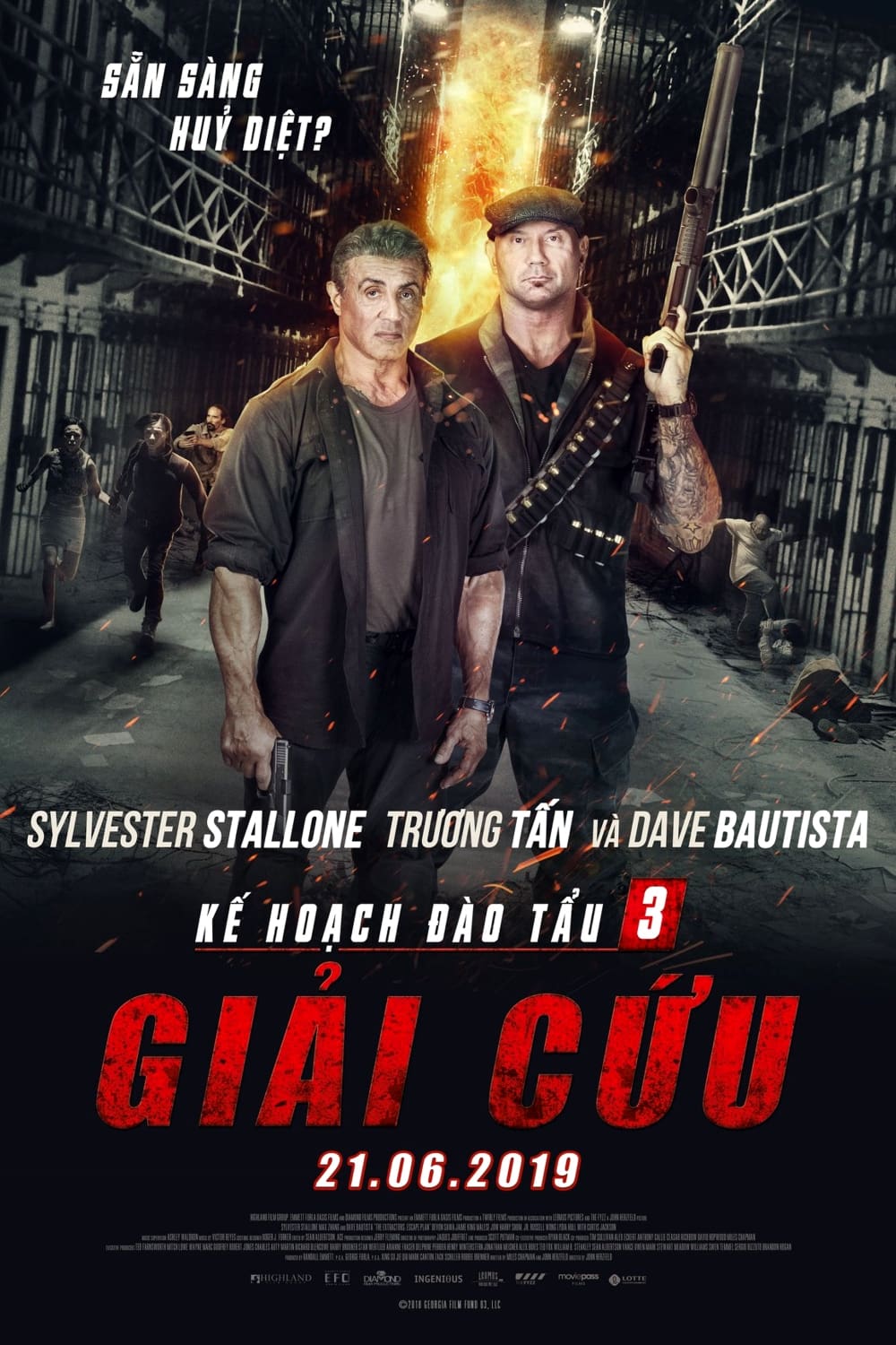 Banner Phim Kế Hoạch Đào Tẩu: Giải Cứu (Escape Plan: The Extractors)