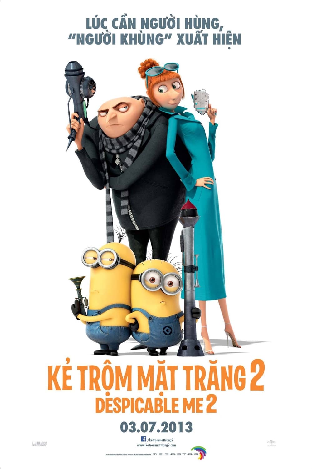 Banner Phim Kẻ Trộm Mặt Trăng 2 (Despicable Me 2)