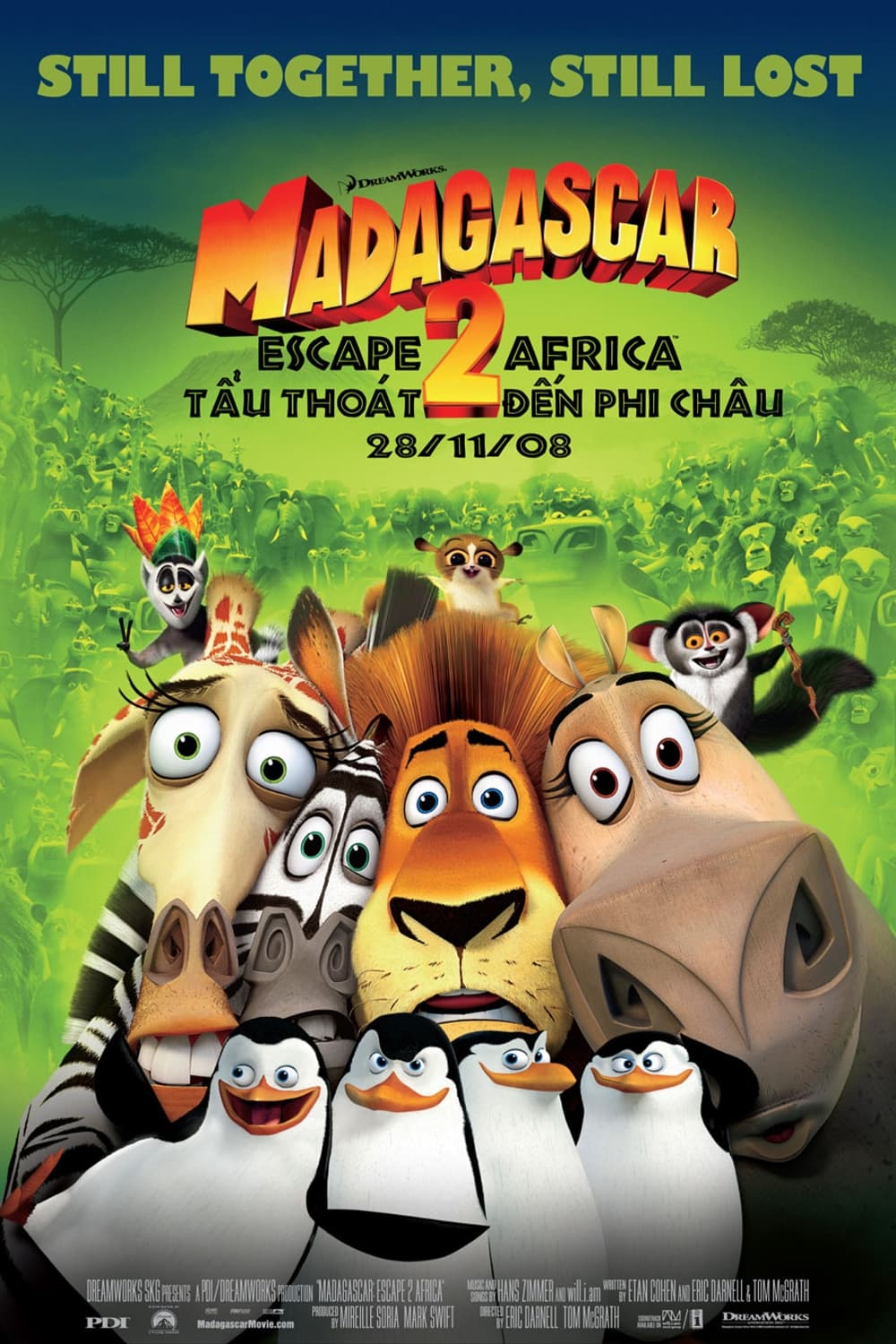 Banner Phim Madagascar 2: Tẩu Thoát Đến Châu Phi (Madagascar: Escape 2 Africa)