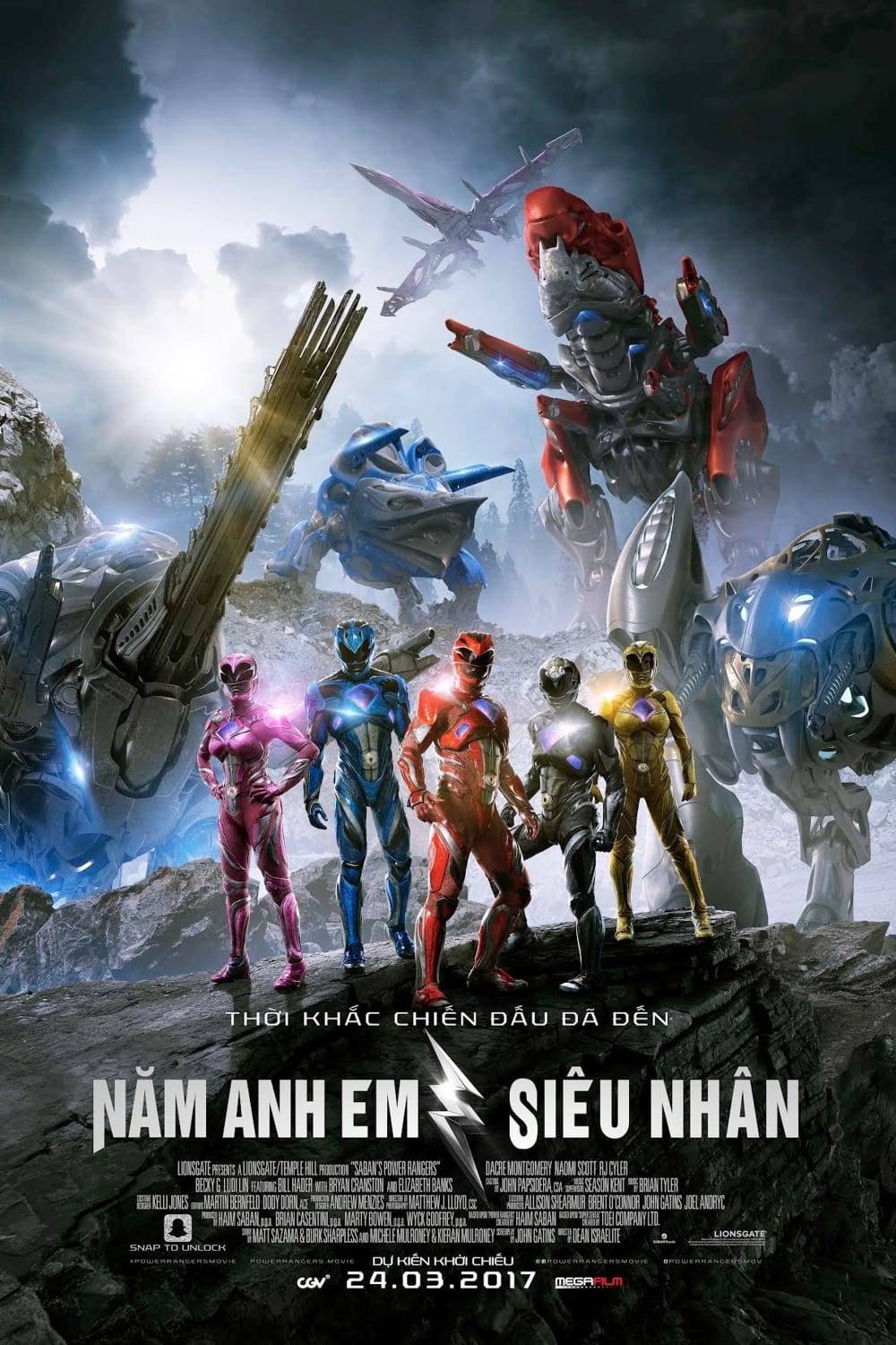 Banner Phim Năm Anh Em Siêu Nhân (Power Rangers)