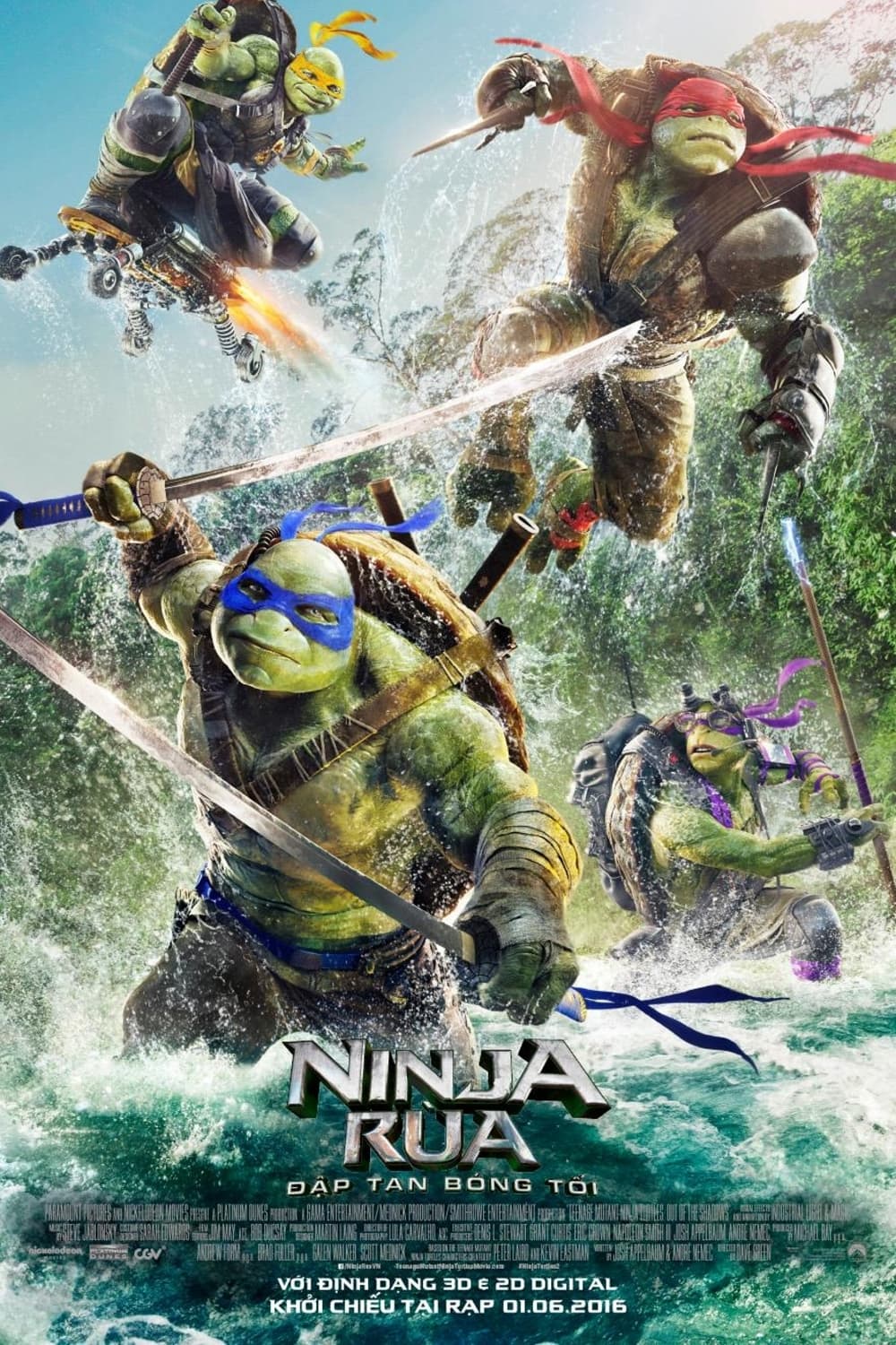 Banner Phim Ninja Rùa: Đập Tan Bóng Tối (Teenage Mutant Ninja Turtles: Out of the Shadows)