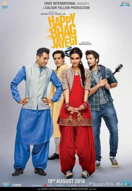 Banner Phim Bỏ Trốn Ngoạn Mục (Happy Bhaag Jayegi)