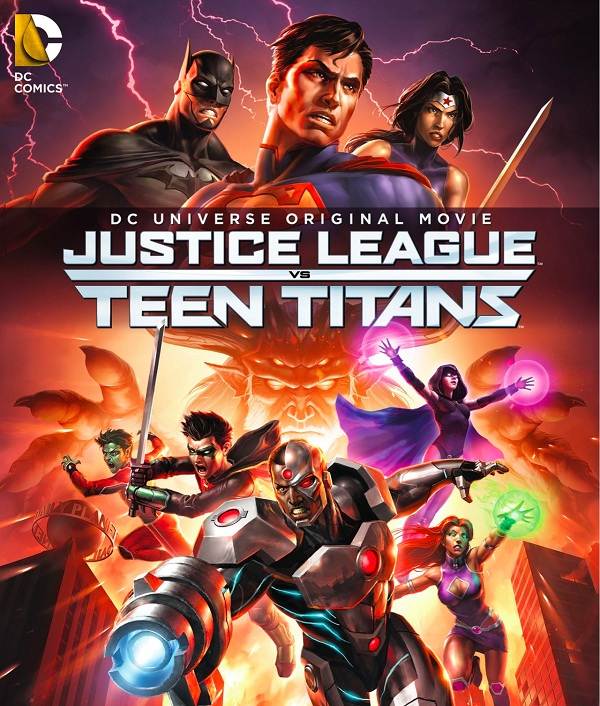 Banner Phim Liên Minh Công Lý Đụng Độ Nhóm Teen Titans (Justice League Vs. Teen Titans)