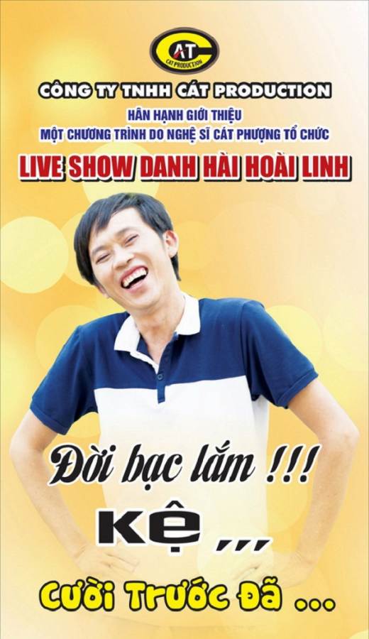 Banner Phim Liveshow Hoài Linh : Đời Bạc Lắm Cười Trước Đã (Liveshow 2016 Nsưt Hoài Linh)