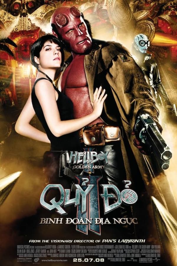 Banner Phim Quỷ Đỏ 2: Binh Đoàn Địa Ngục (Hellboy II: The Golden Army)