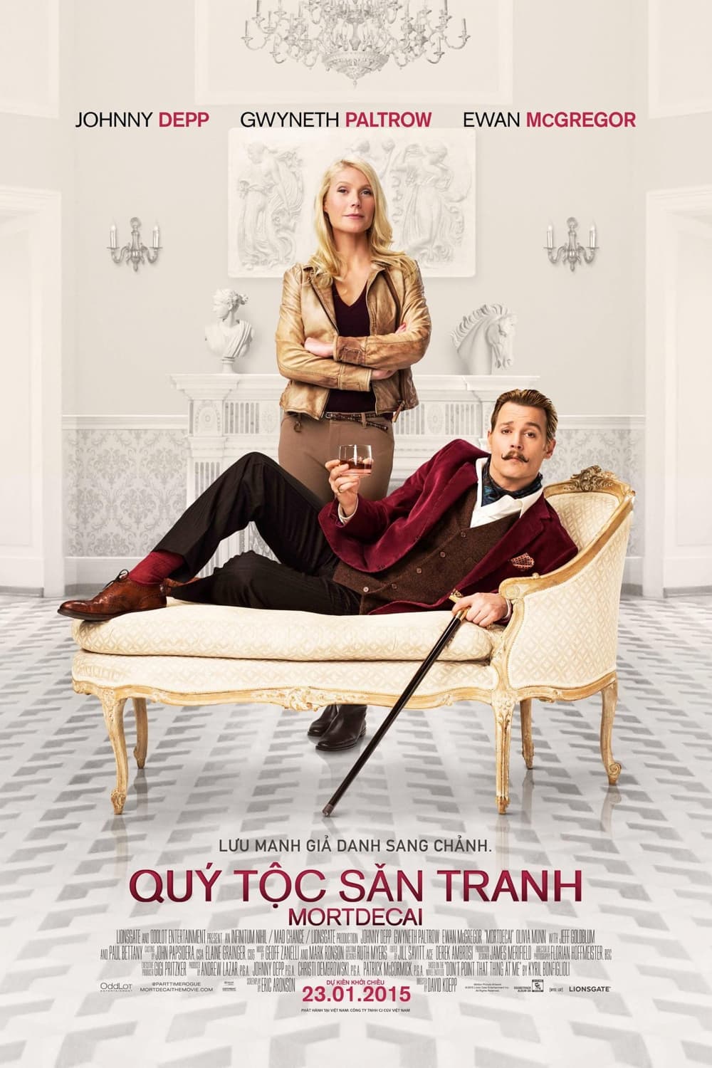 Banner Phim Quý Tộc Săn Tranh (Mortdecai)