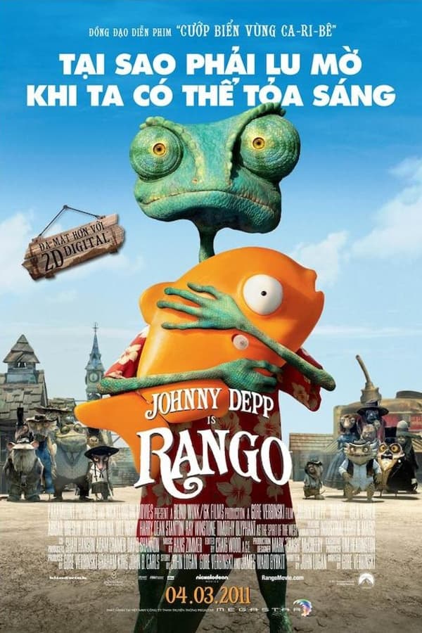 Banner Phim Rango: Tắc Kè Nhát Gan (Rango)