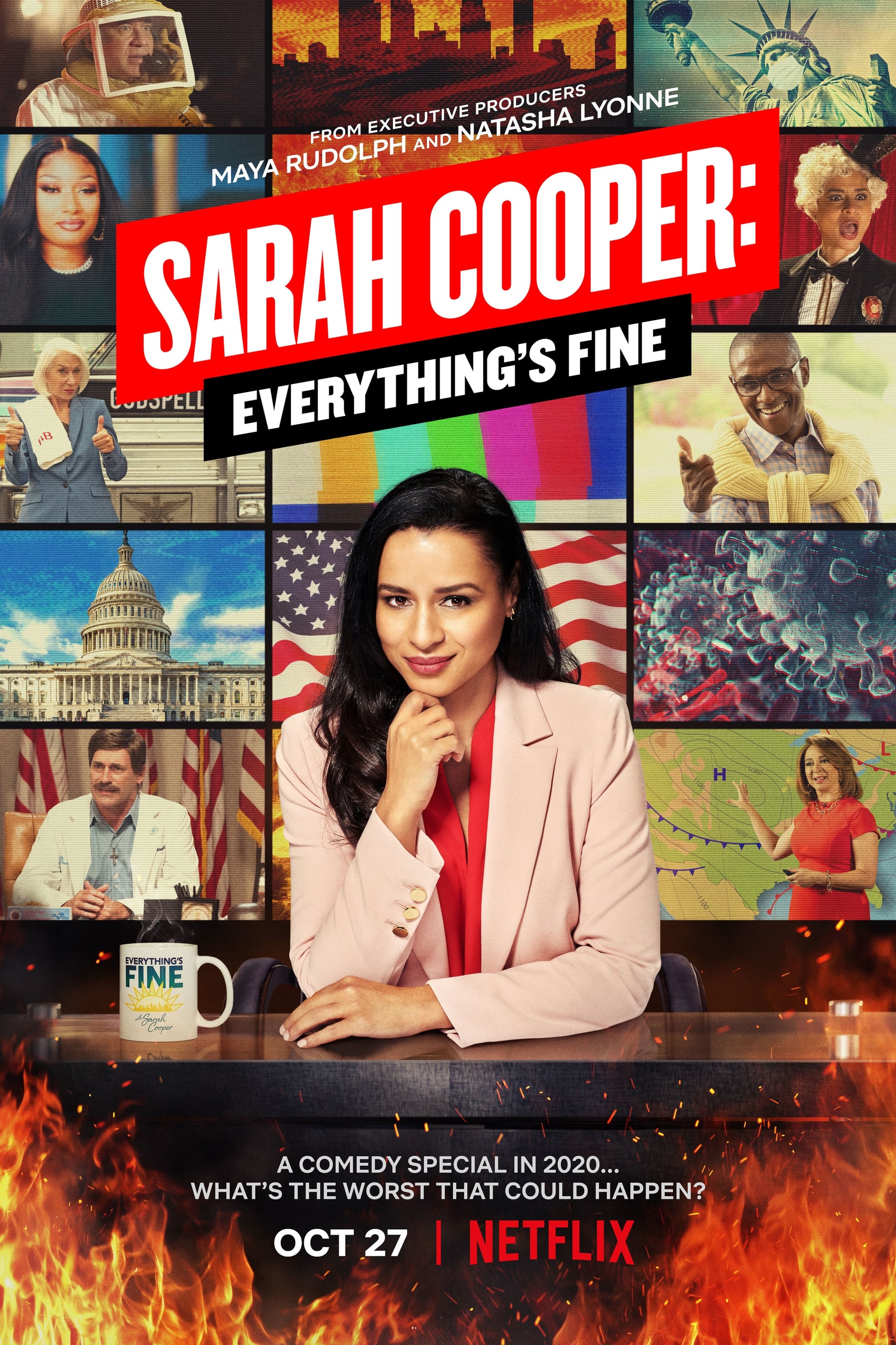 Banner Phim Sarah Cooper: Mọi thứ đều ổn (Sarah Cooper: Everything's Fine)