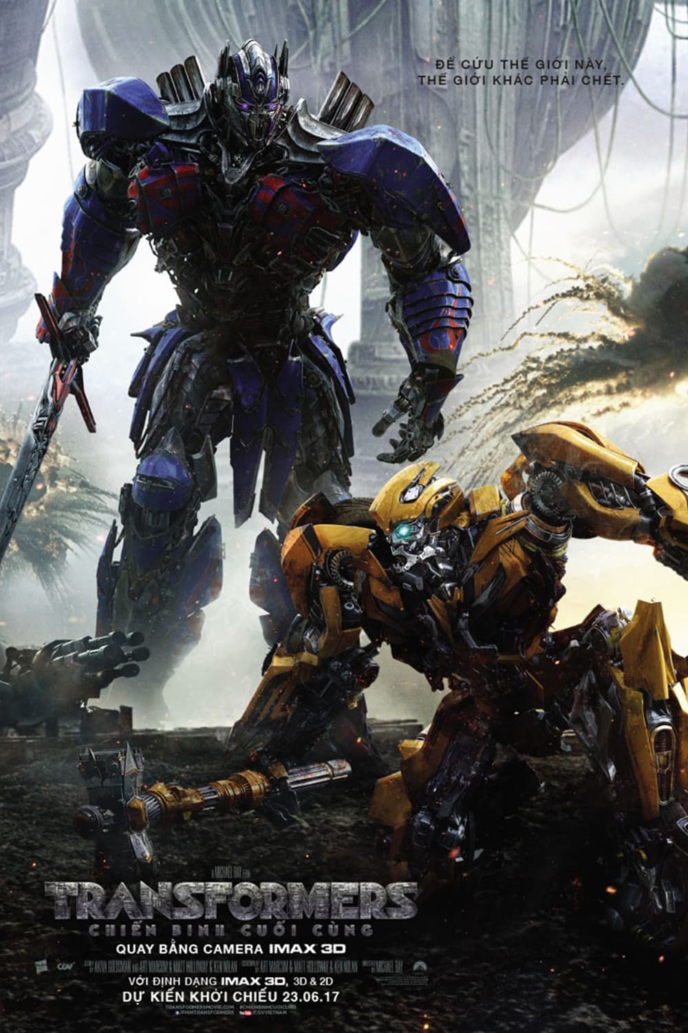 Banner Phim Transformers: Chiến Binh Cuối Cùng (Transformers: The Last Knight)