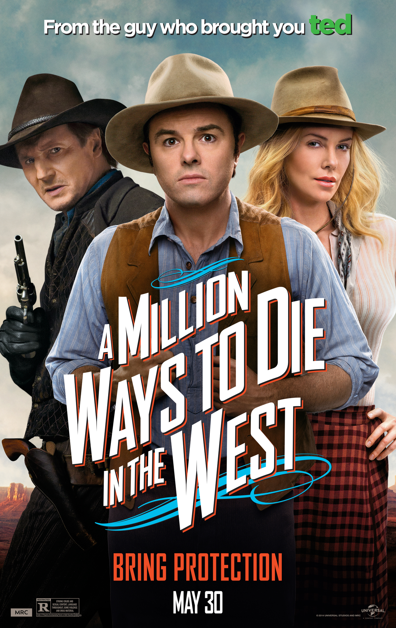 Banner Phim Triệu kiểu chết miền viễn Tây (A Million Ways to Die in the West)