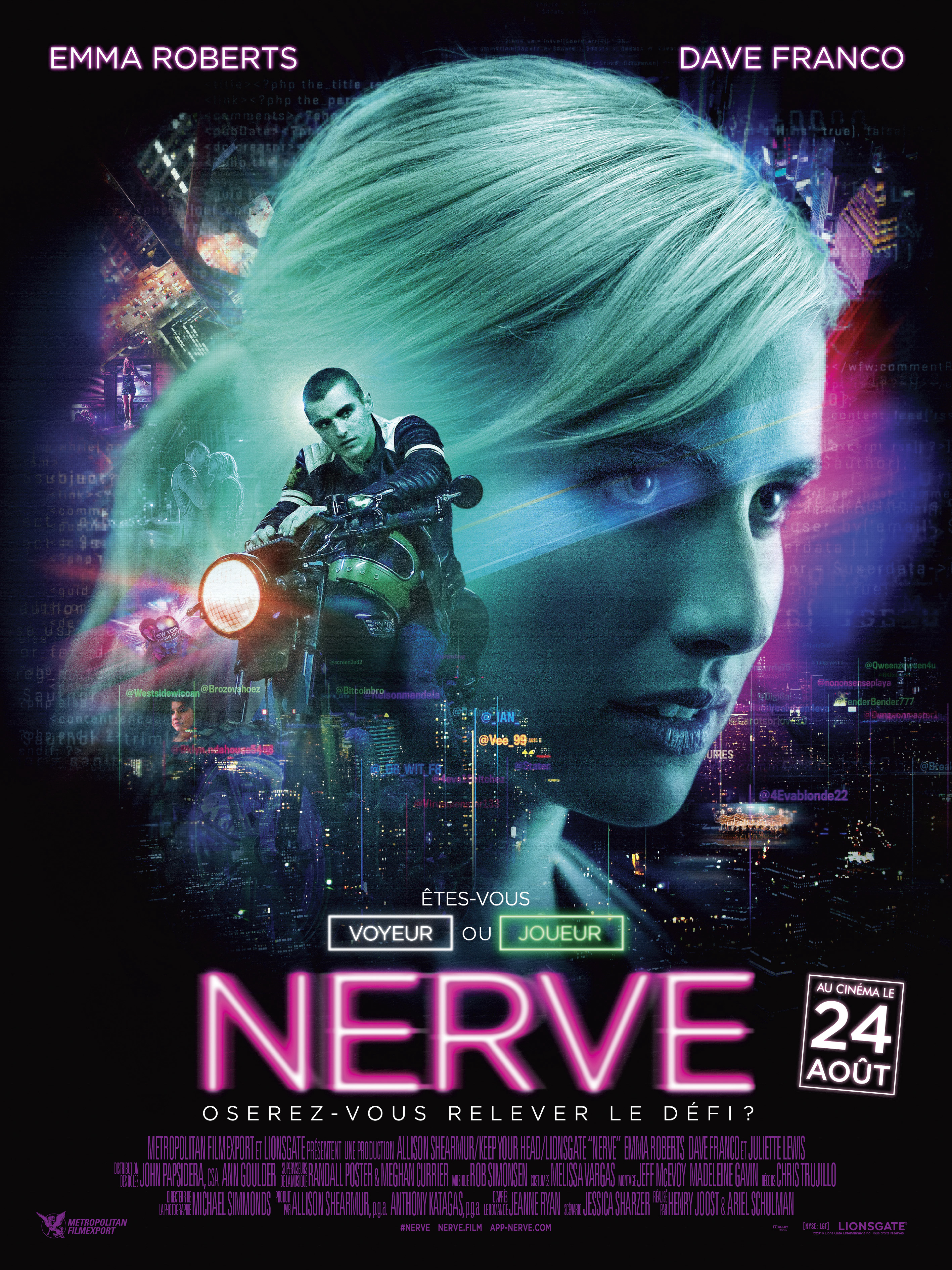 Banner Phim Trò Chơi Đoạt Mạng (Nerve)