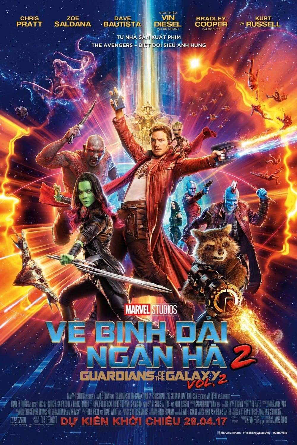 Banner Phim Vệ Binh Dải Ngân Hà 2 (Guardians of the Galaxy Vol. 2)