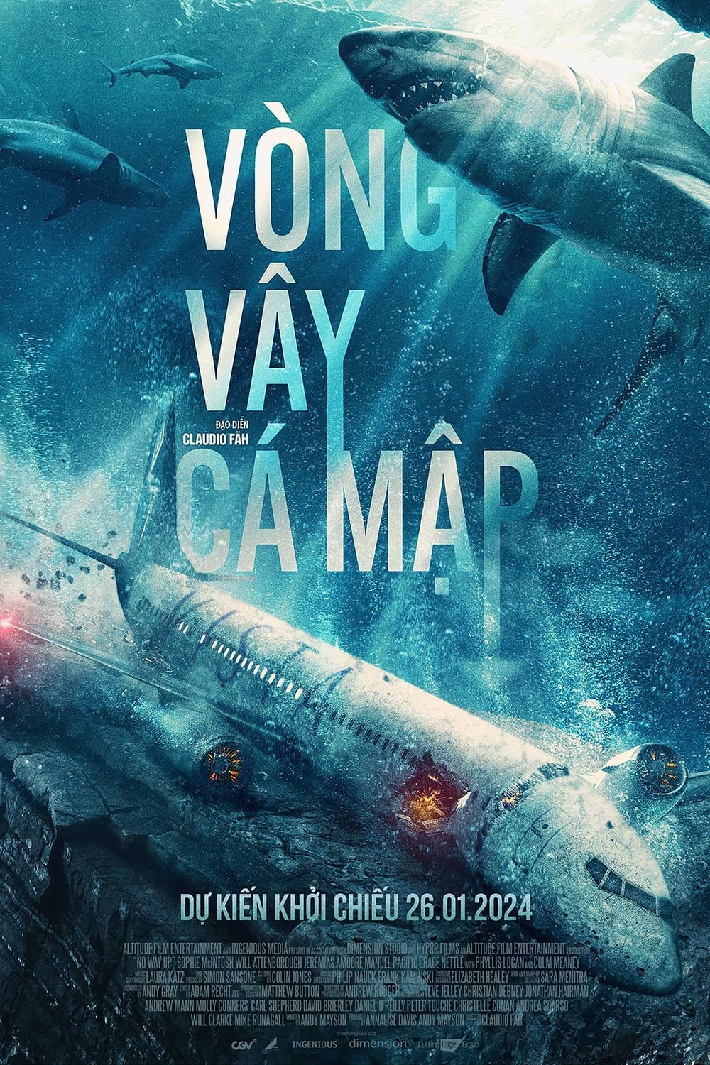 Banner Phim Vòng Vây Cá Mập (No Way Up)