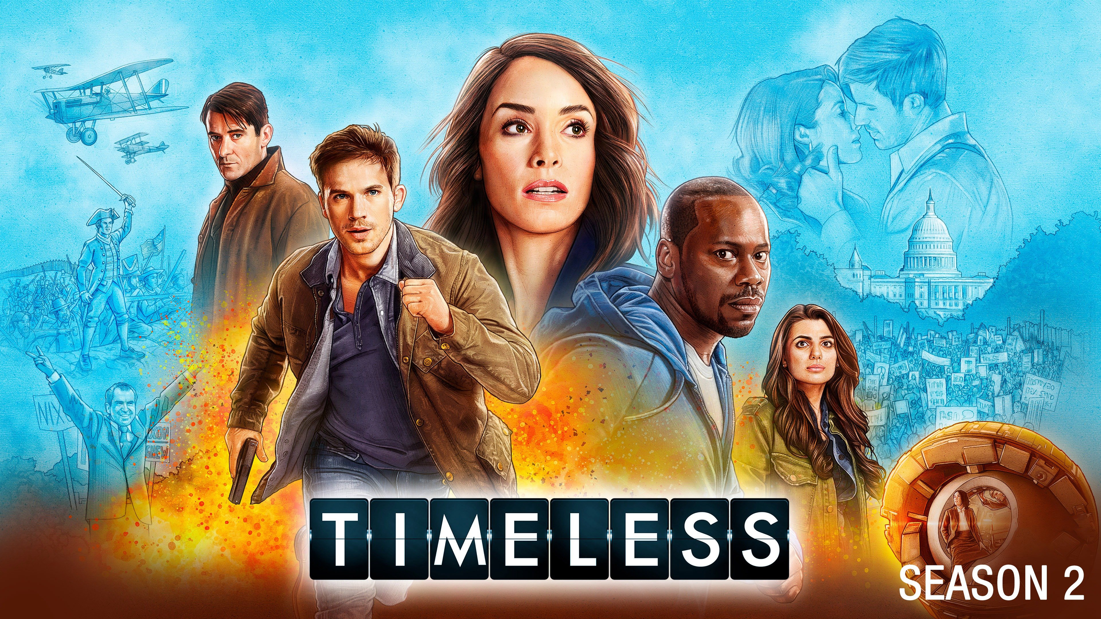 Banner Phim Vượt thời gian (Phần 2) (Timeless (Season 2))