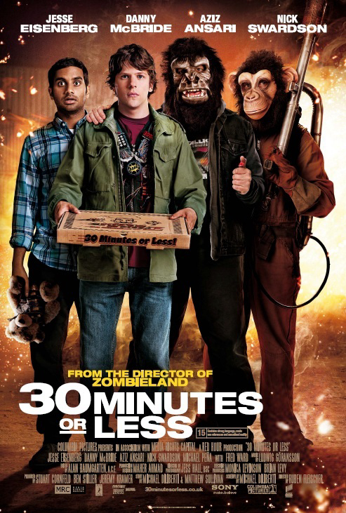 Poster Phim 30 phút hoặc ít hơn (30 Minutes or Less)