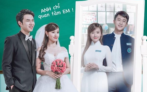 Poster Phim 4 Năm, 2 Chàng, 1 Tình Yêu (4 Nam, 2 Chang, 1 Tinh Yeu)