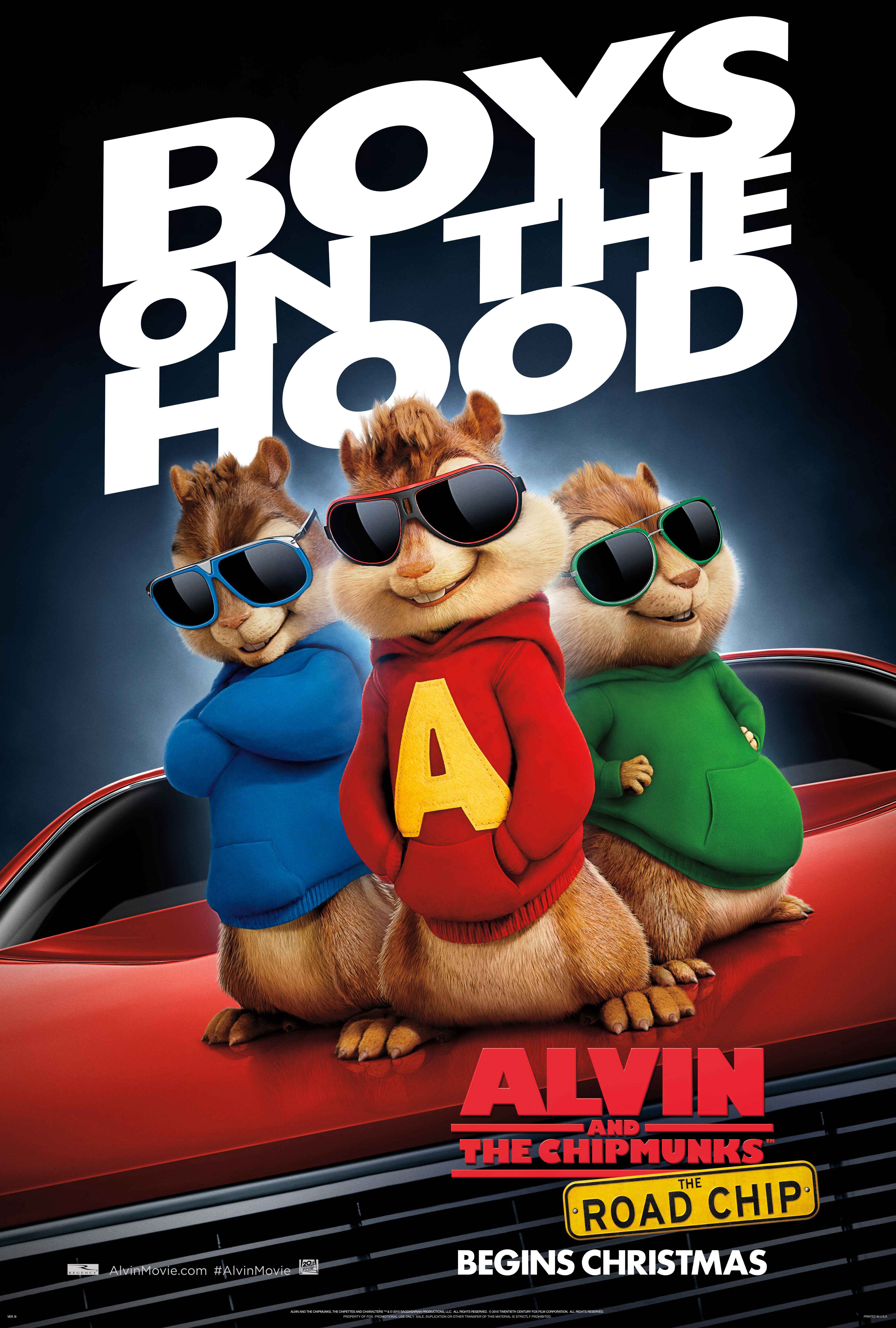 Poster Phim Alvin & The Chipmunks: Sóc chuột du hí (Alvin and the Chipmunks: The Road Chip)