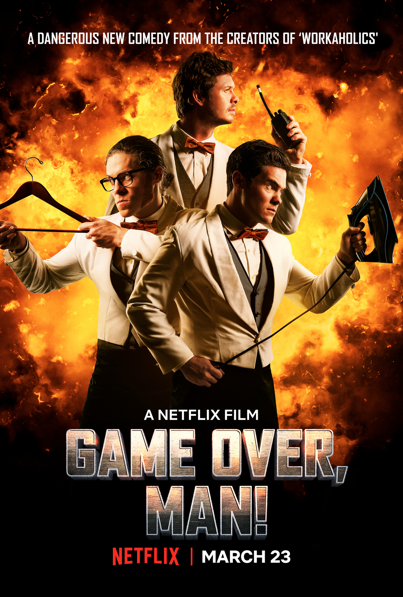 Poster Phim Anh Hùng Bất Đắc Dĩ (Game Over, Man!)