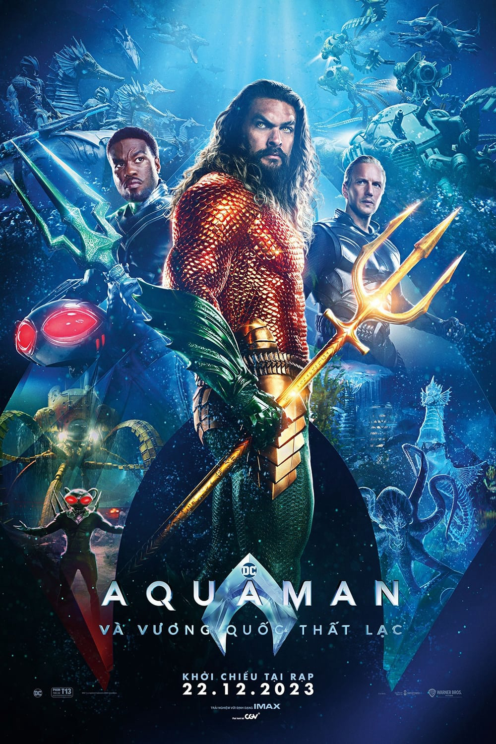 Poster Phim Aquaman 2: Vương Quốc Thất Lạc (Aquaman and the Lost Kingdom)
