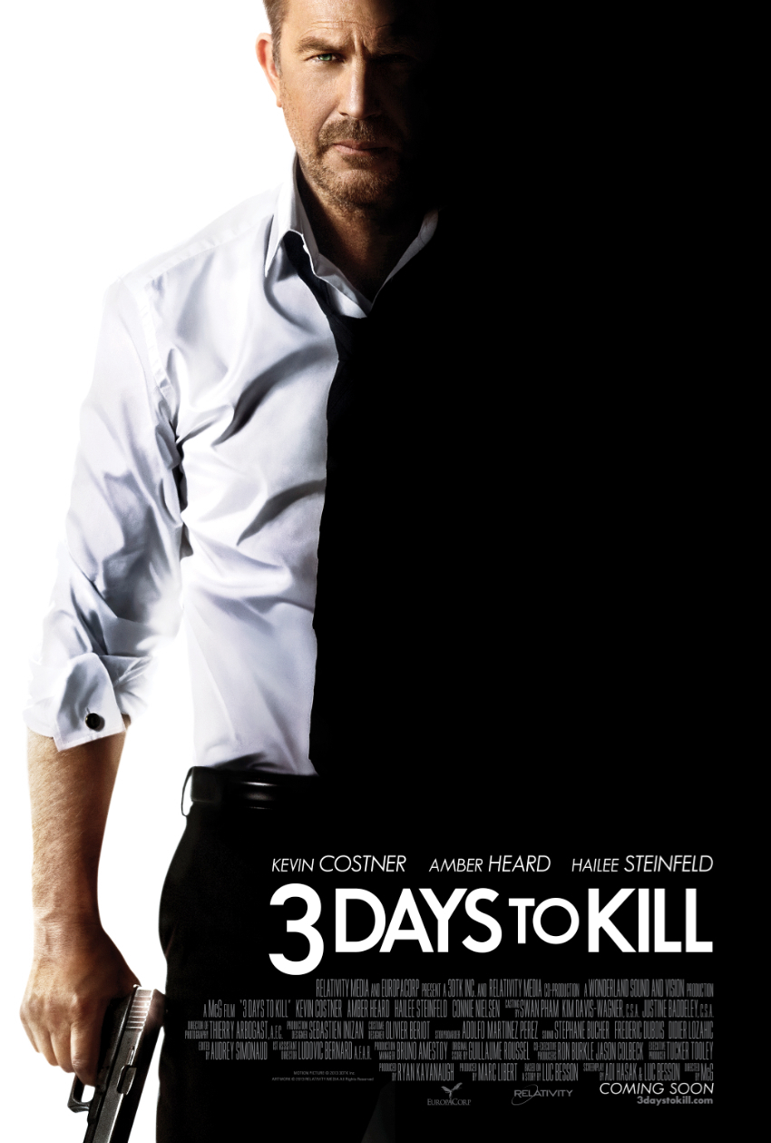 Poster Phim Ba Ngày Đổi Mạng (3 Days to Kill)