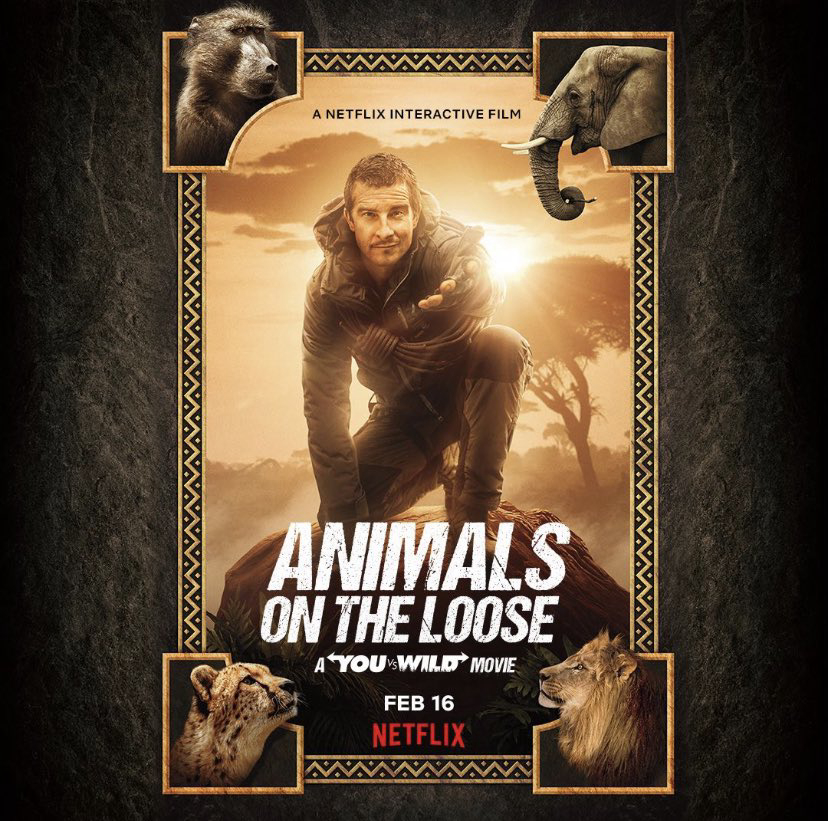 Xem Phim Bạn đối đầu với thiên nhiên: Dã thú trốn thoát (Animals on the Loose: A You vs. Wild Movie)