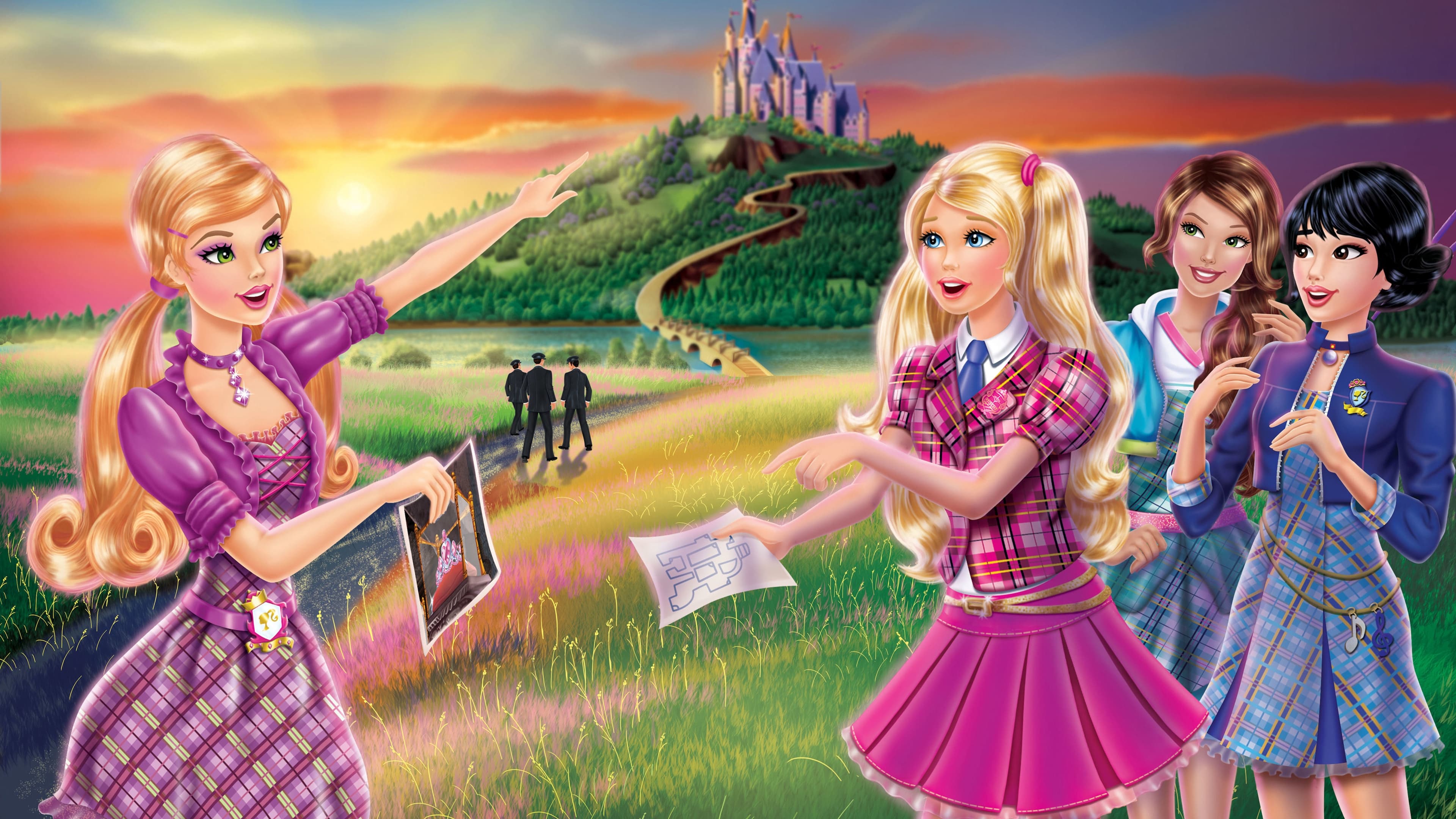 Poster Phim Barbie: Trường Công Chúa Duyên Dáng (Barbie: Princess Charm School)