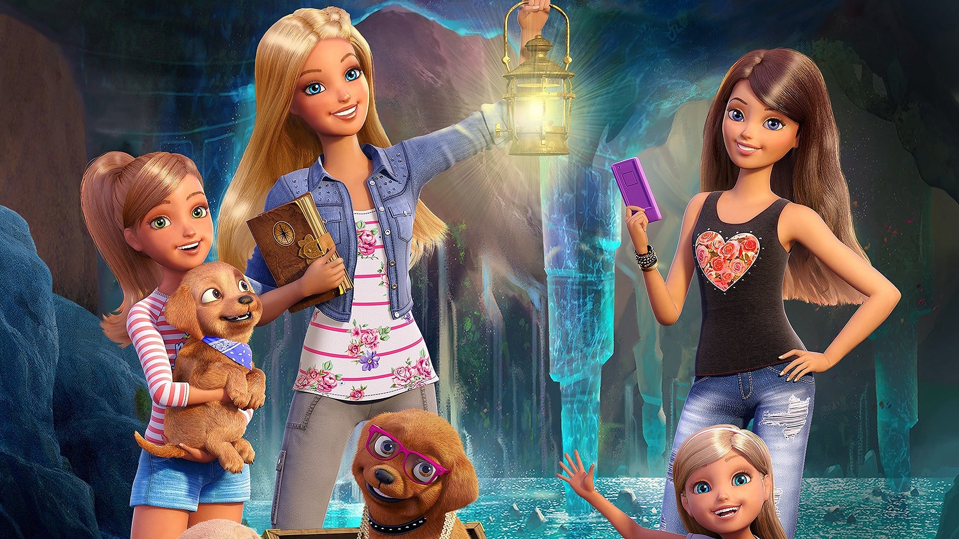 Poster Phim Barbie và Các Chị Em Gái Trong Cuộc Phiêu Lưu Cún Vĩ Đại (Barbie & Her Sisters in the Great Puppy Adventure)