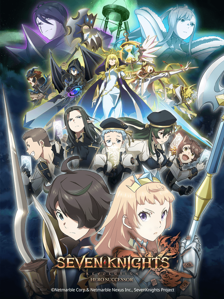 Poster Phim Bảy hiệp sĩ - Người kế vị anh hùng (Seven Knights Revolution: The Hero's Successor, Seven Knights Revolution -Eiyuu no Keishousha)