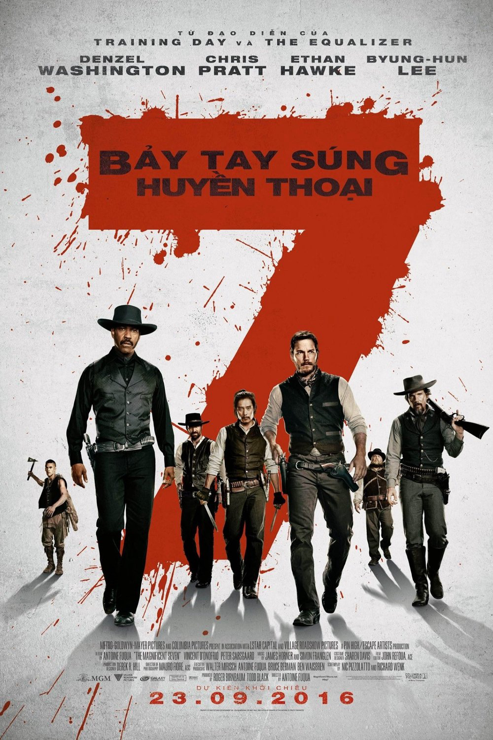 Poster Phim Bảy Tay Súng Huyền Thoại (The Magnificent Seven)