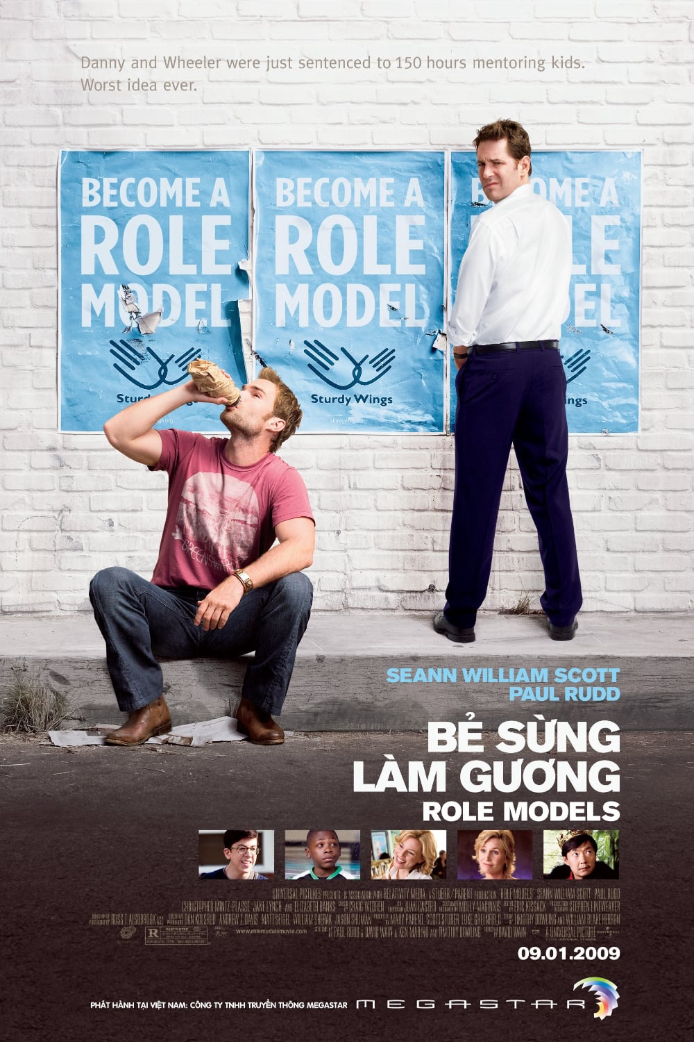 Poster Phim Bẻ Sừng Làm Gương (Role Models)