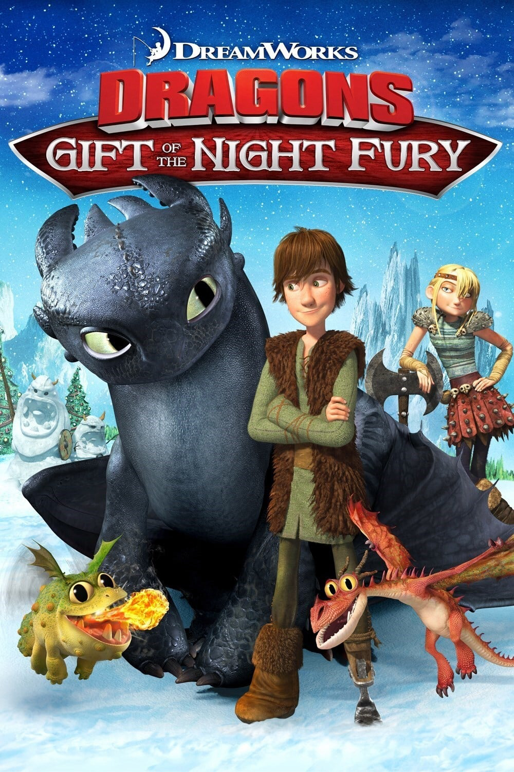 Poster Phim Bí Kíp Luyện Rồng: Món Quà Của Sún Răng (Dragons: Gift of the Night Fury)