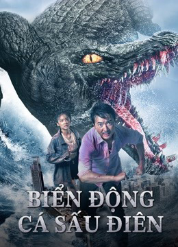 Poster Phim Biển Động Cá Sấu Điên (Crazy Tsunami)