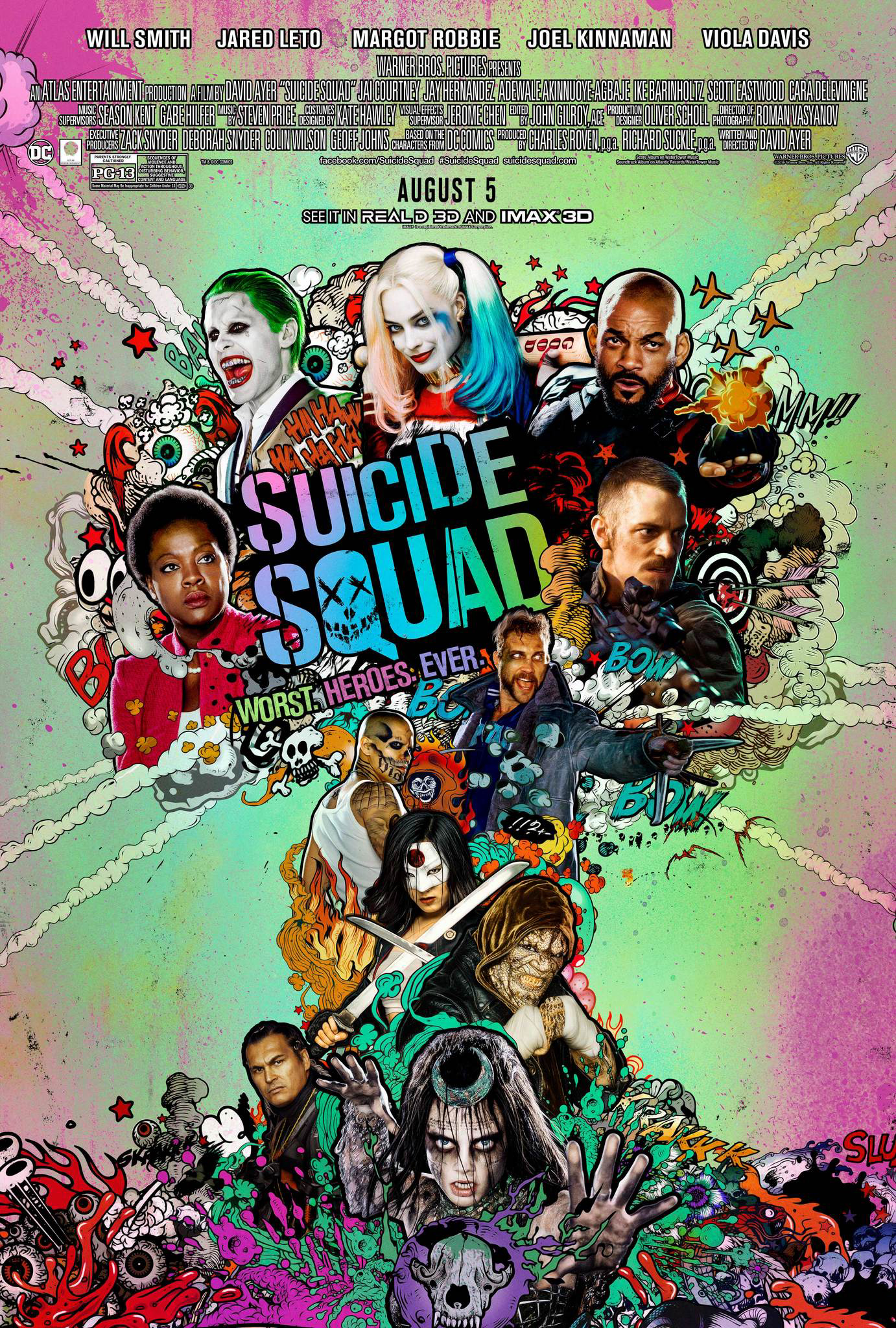 Poster Phim Biệt Đội Cảm Tử (Suicide Squad)