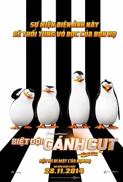 Poster Phim Biệt Đội Cánh Cụt Vùng Madagascar (The Penguins of Madagascar)