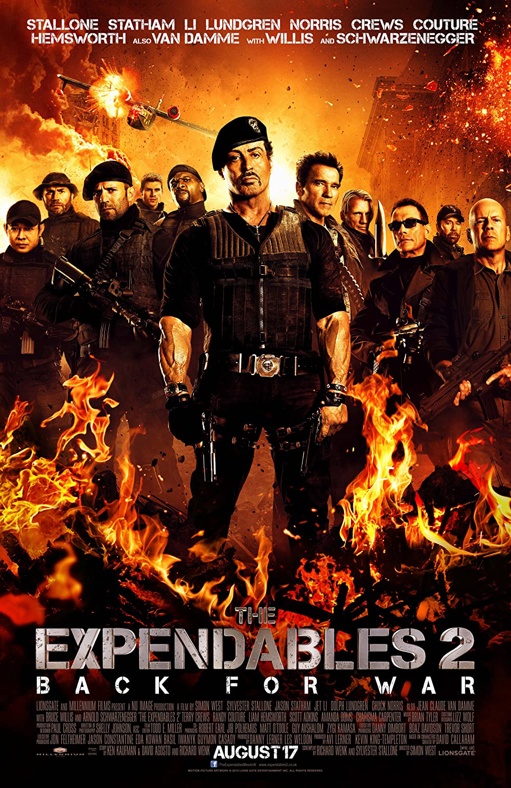 Poster Phim Biệt đội đánh thuê 2 (The Expendables 2)