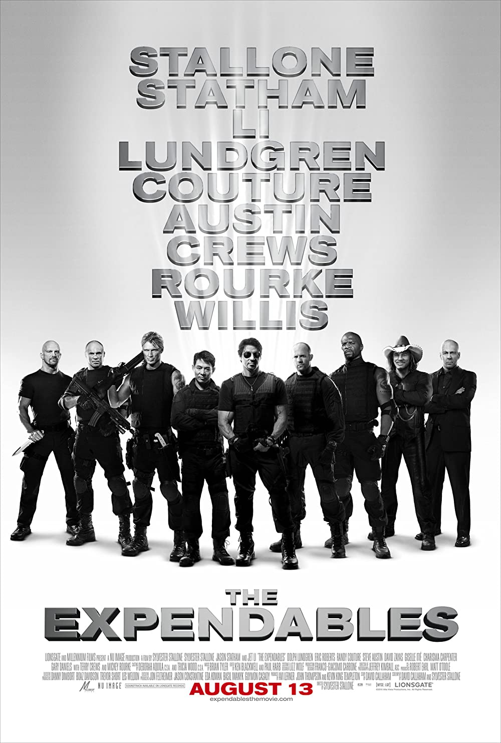 Poster Phim Biệt đội đánh thuê (The Expendables)